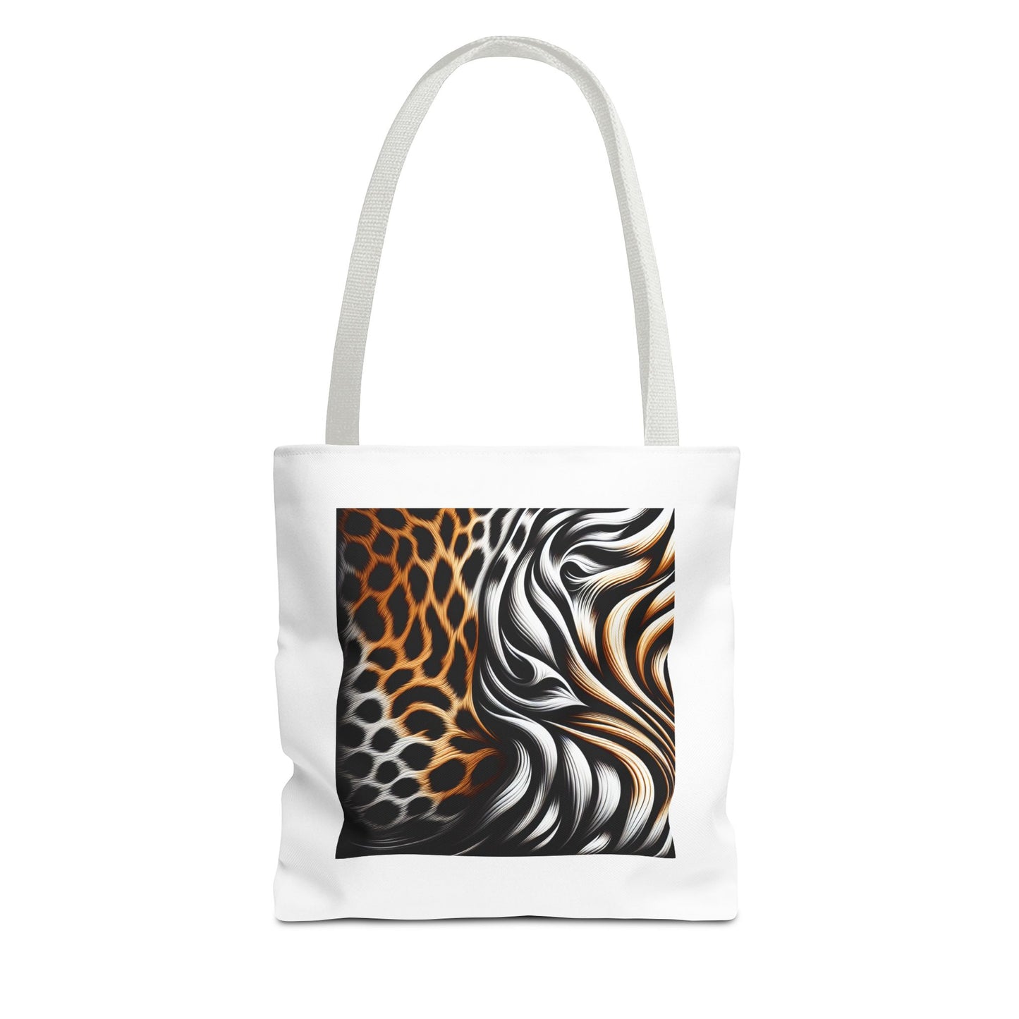 Animal Print - Canvas Tote Bag (AOP)- Shoulder Strap for easy carrying