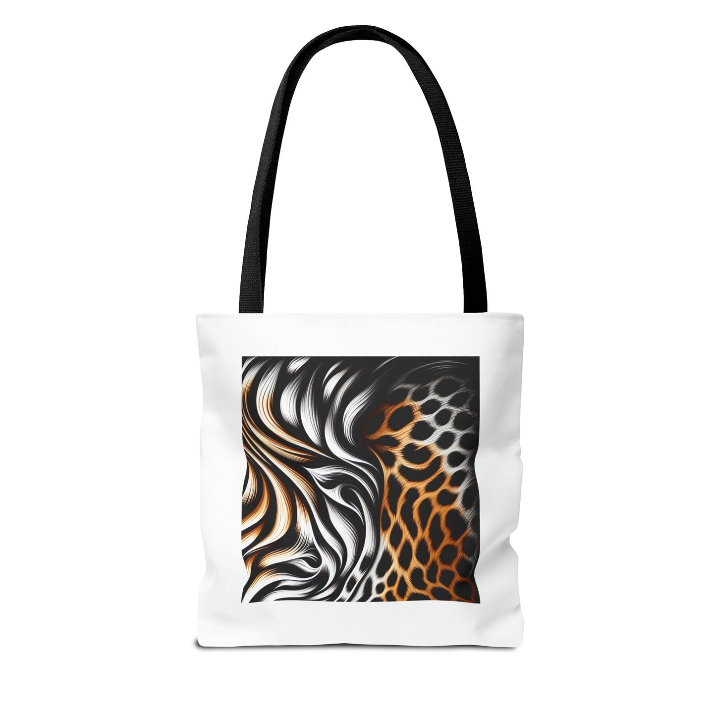Animal Print - Canvas Tote Bag (AOP)- Shoulder Strap for easy carrying