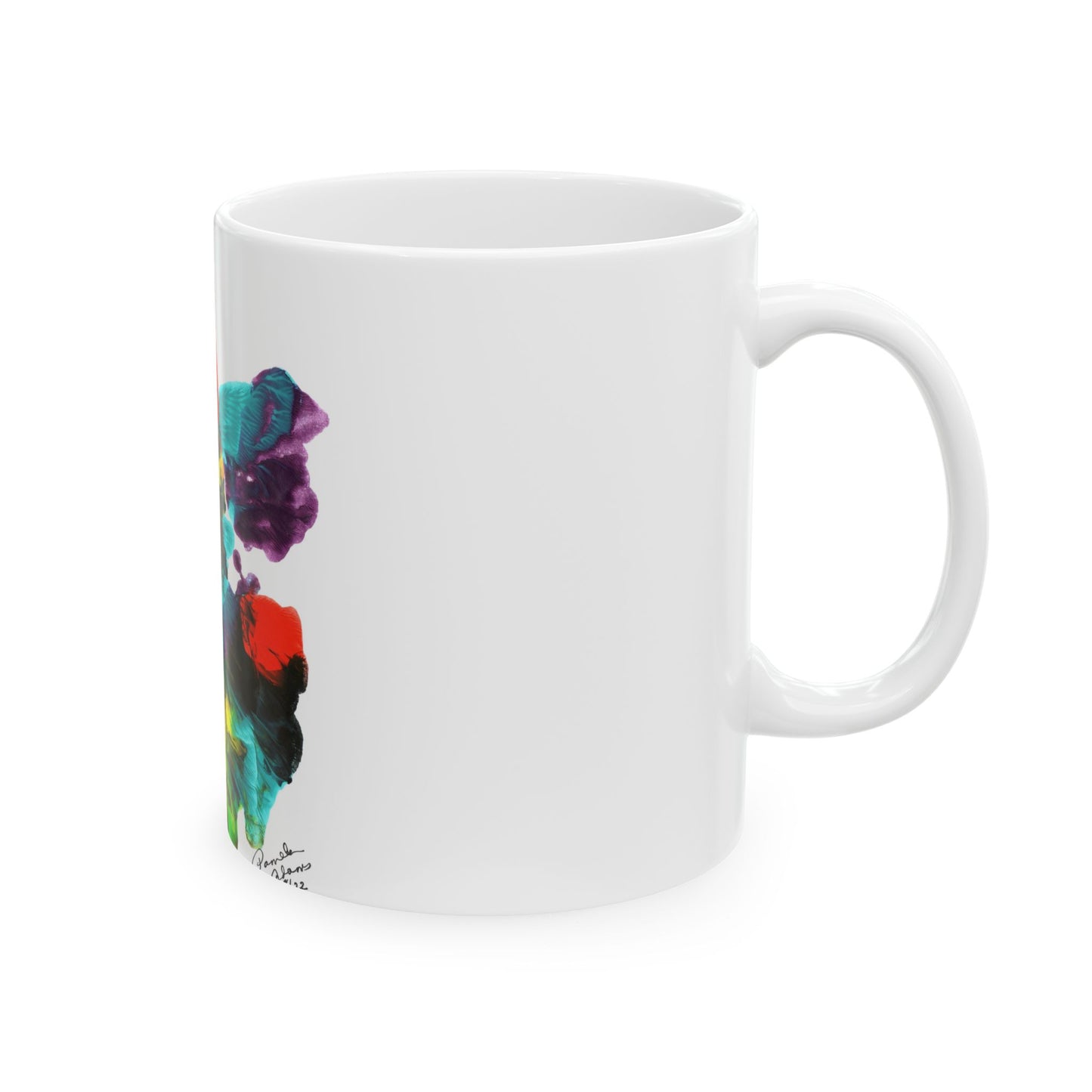 Artfully Designed Ceramic Mug - Original Artwork - Pamela Gene Designs