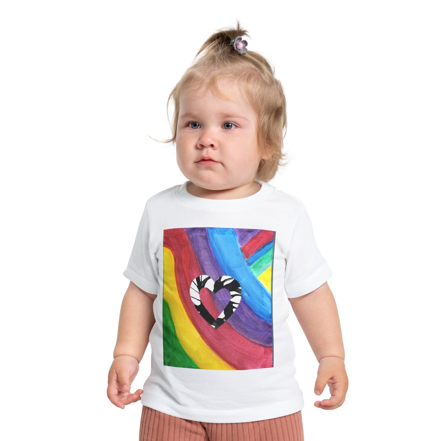 T-Shirt for baby - Cute Baby Gift, - Rainbow Art T - Shirt - Shower Gift