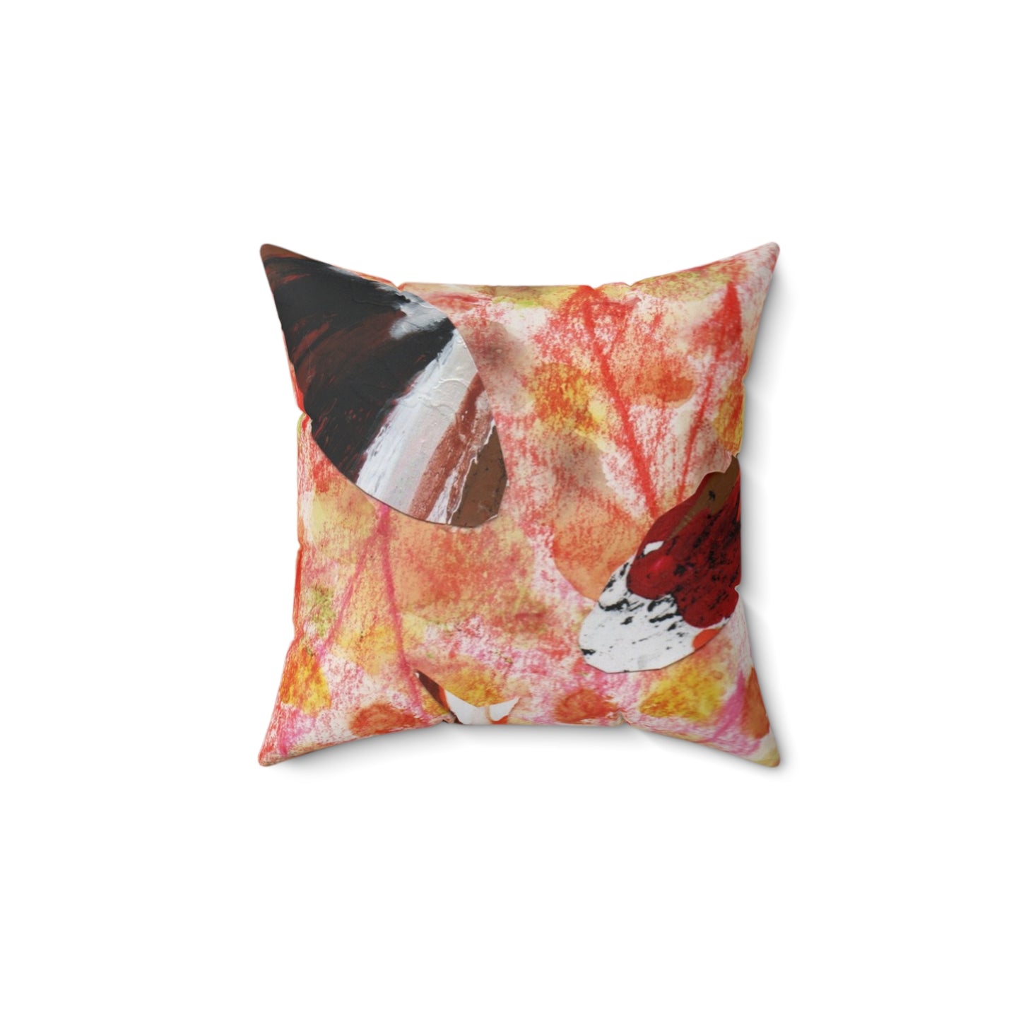 Autumn Inspired Square Pillow - Spun Polyester SquareThrow Pillow - Designed with original artwork "Autumn Symphony" from Pamela Gene Designs LLC Collection!