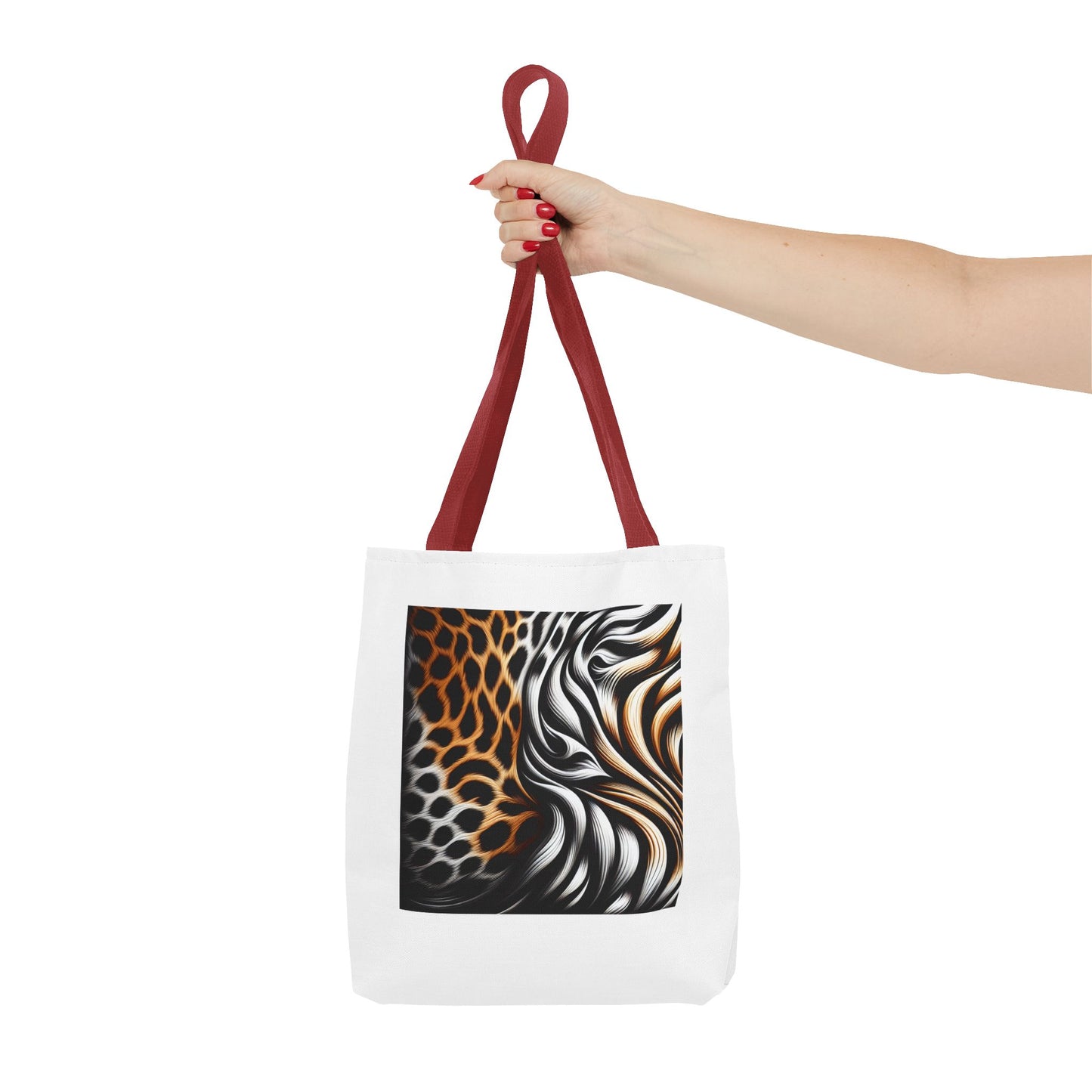 Animal Print - Canvas Tote Bag (AOP)- Shoulder Strap for easy carrying
