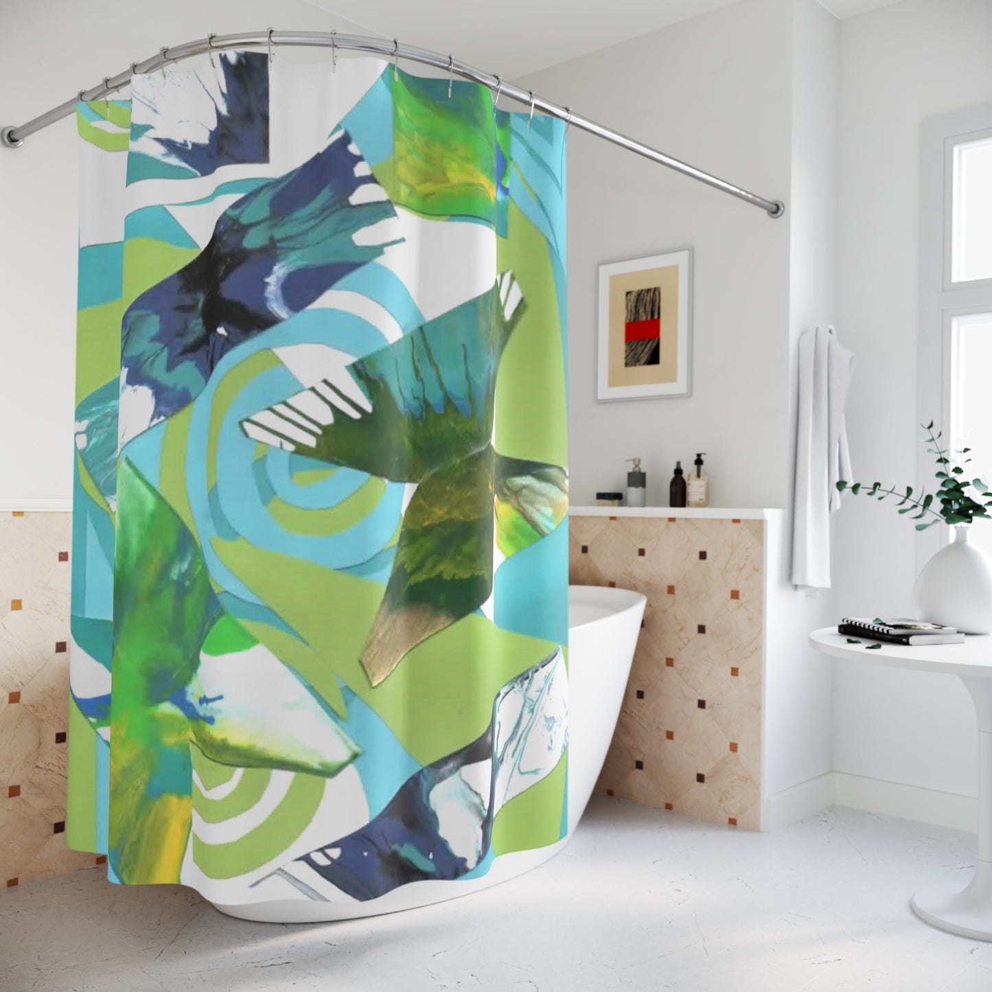 Spring Inspired - Shower Curtains - original artwork "Butterfly Breeze", from Pamela Gene Designs Collection!