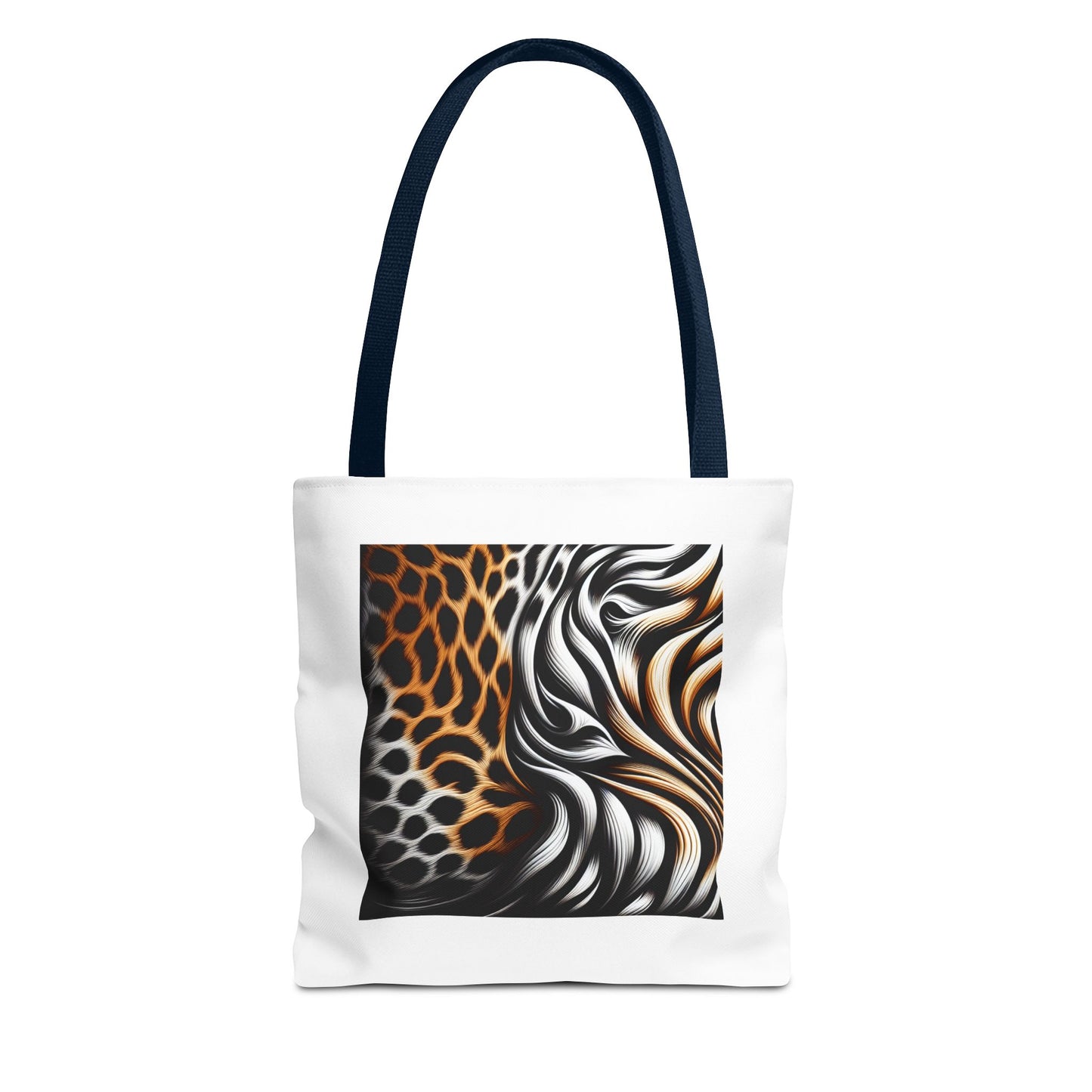 Animal Print - Canvas Tote Bag (AOP)- Shoulder Strap for easy carrying