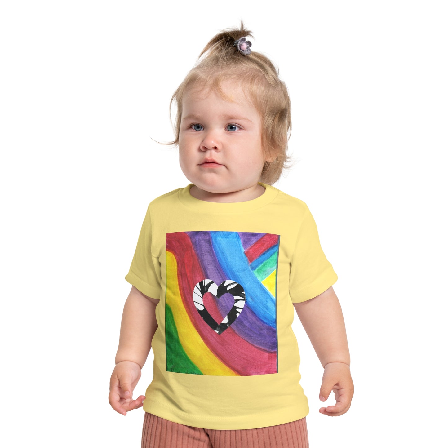 T-Shirt for baby - Cute Baby Gift, - Rainbow Art T - Shirt - Shower Gift
