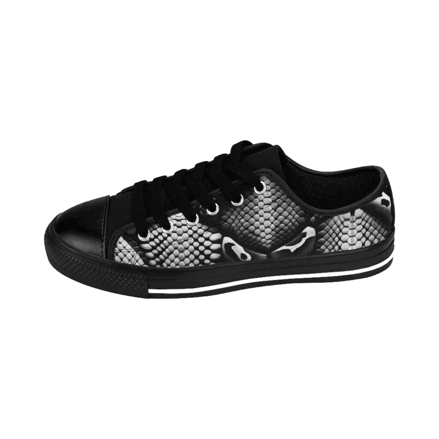 Stylish Women's Sneakers - Trendy Casual Shoes, Python Print Sneakers, Unique Footwear, Gifts for Her, Fashion Sneakers