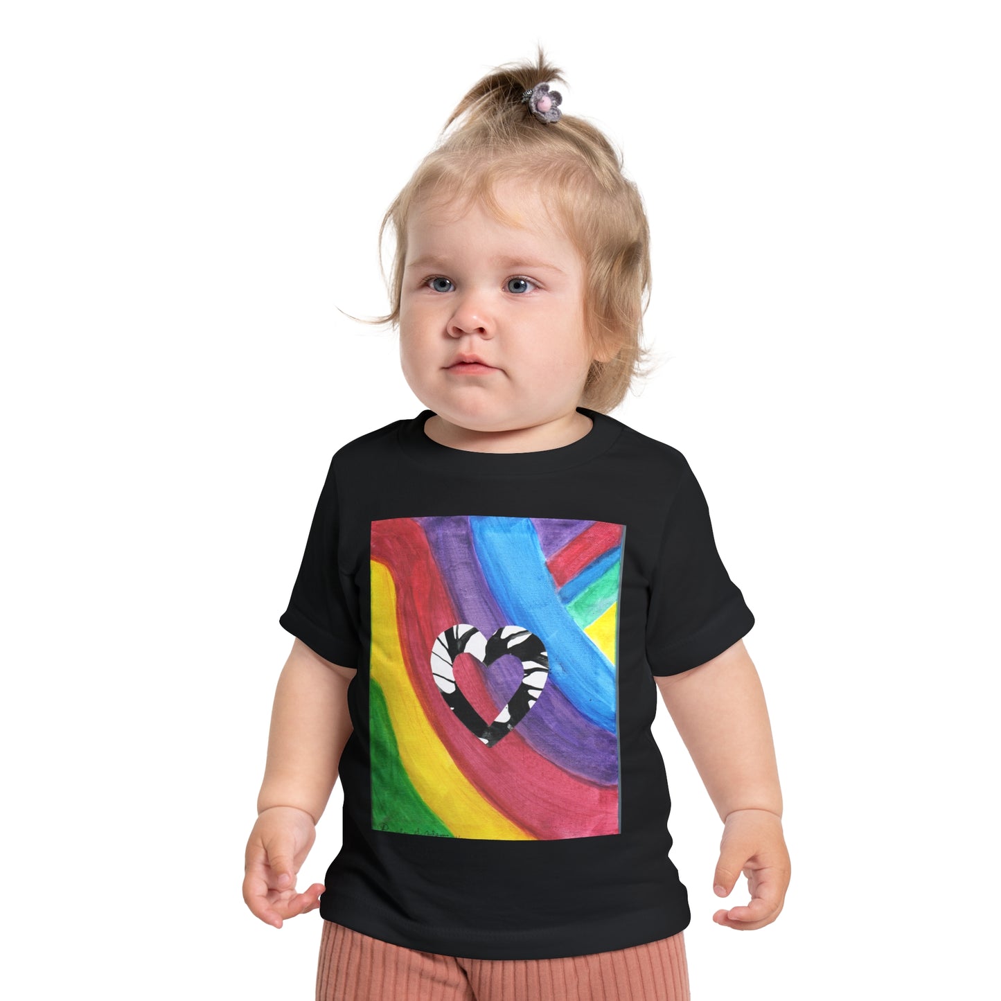 T-Shirt for baby - Cute Baby Gift, - Rainbow Art T - Shirt - Shower Gift