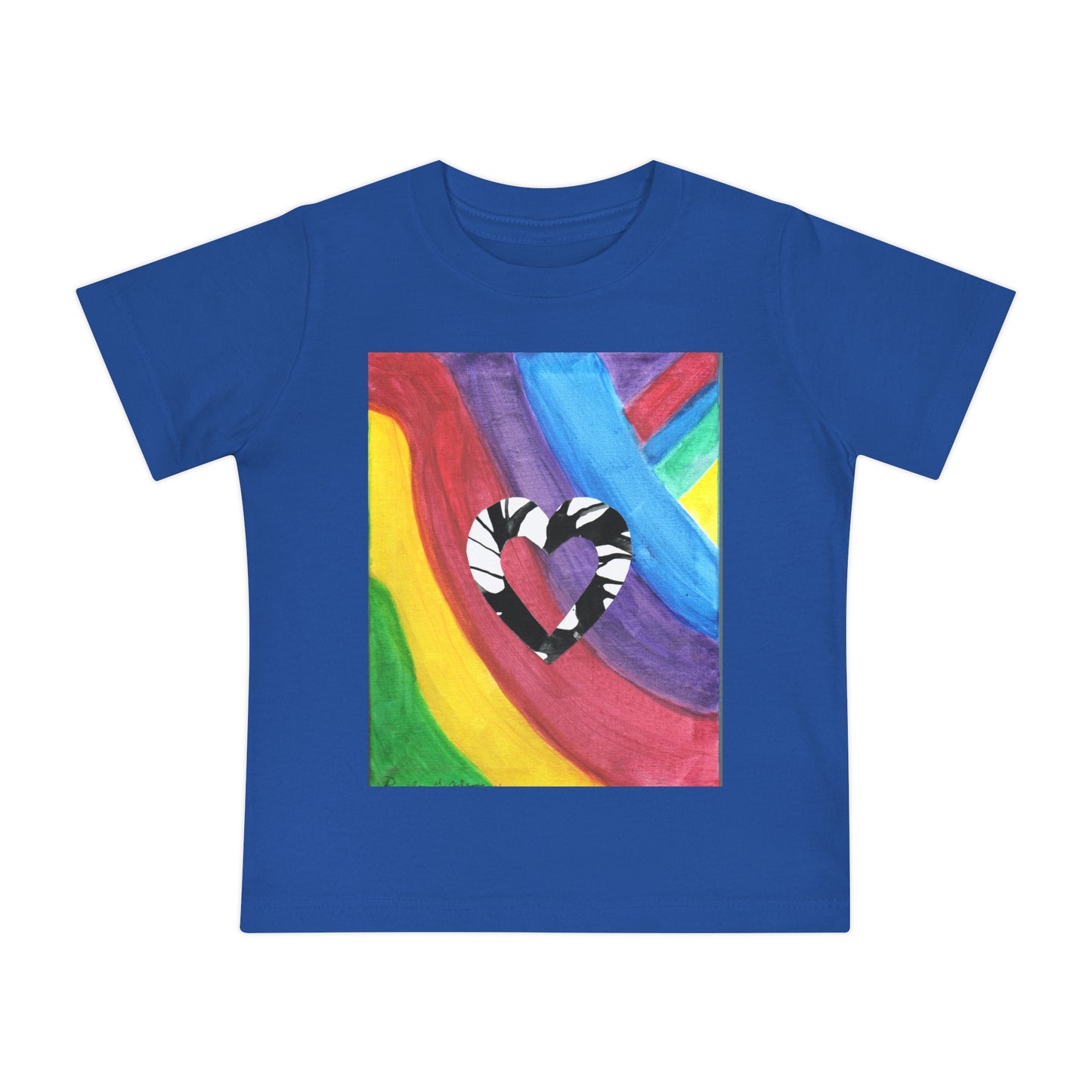 T-Shirt for baby - Cute Baby Gift, - Rainbow Art T - Shirt - Shower Gift