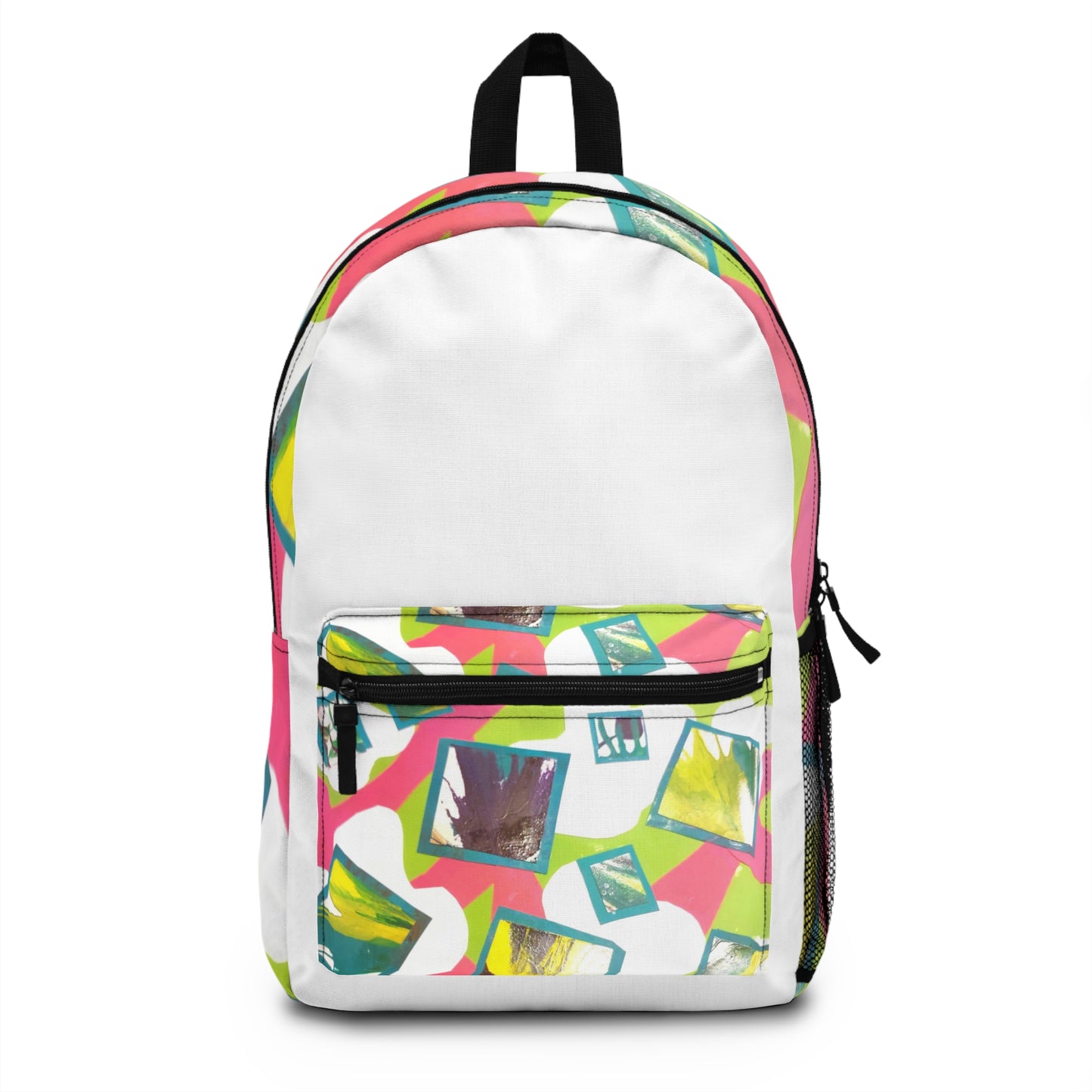Colorful Photo Collage Backpack, Trendy Bag for School, Travel or Gifting, Bright Backpack for Teens, Unique Distinctive Design