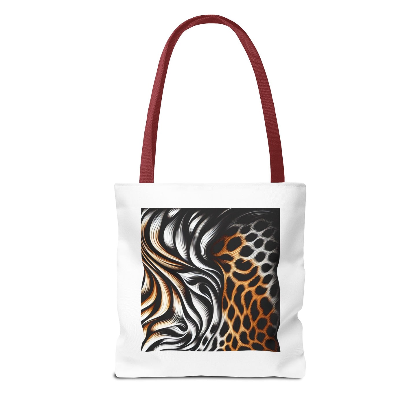 Animal Print - Canvas Tote Bag (AOP)- Shoulder Strap for easy carrying