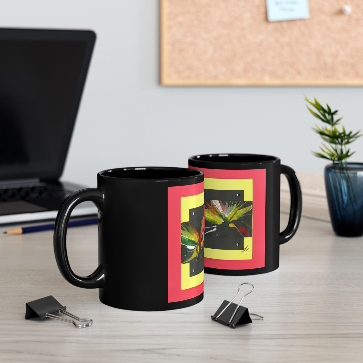 Asian Inspired - Black Mug (11oz, 15oz)
