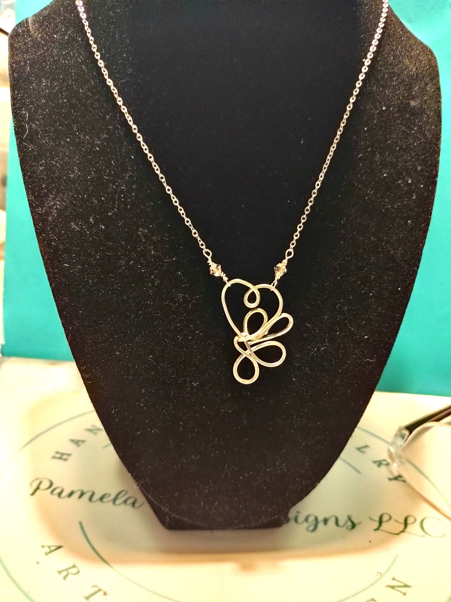Heart Necklace - Sterling Silver Valentine Jewelry