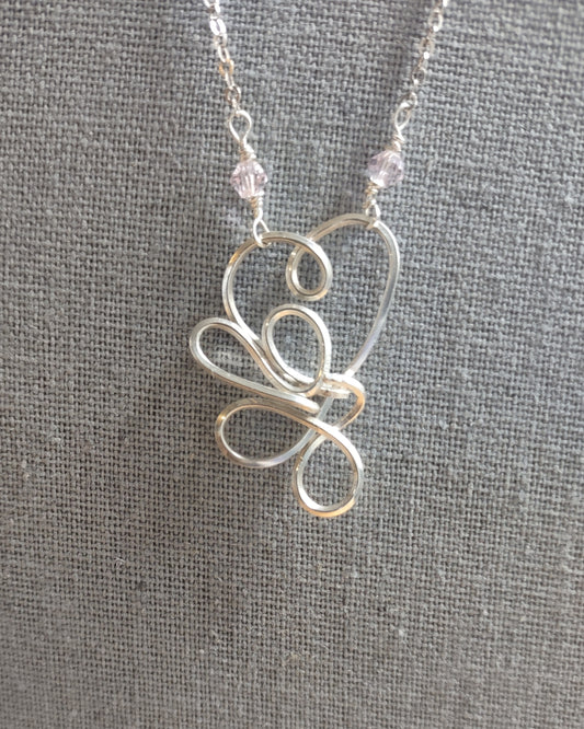 Heart Necklace - Sterling Silver Valentine Jewelry