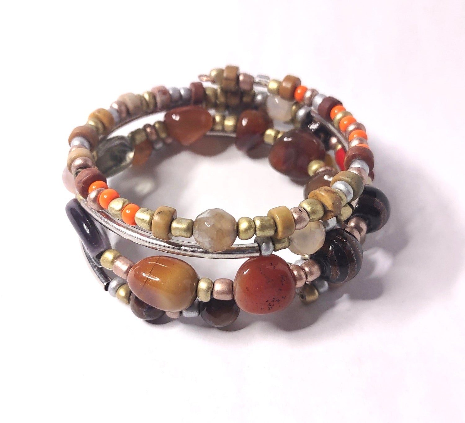 Cuff and Beaded Bracelets