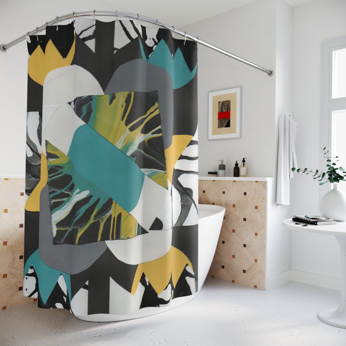 Colorful Shower Curtains - Original artwork - Pamela Gene Designs