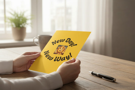 An Uplifting , motivational card!