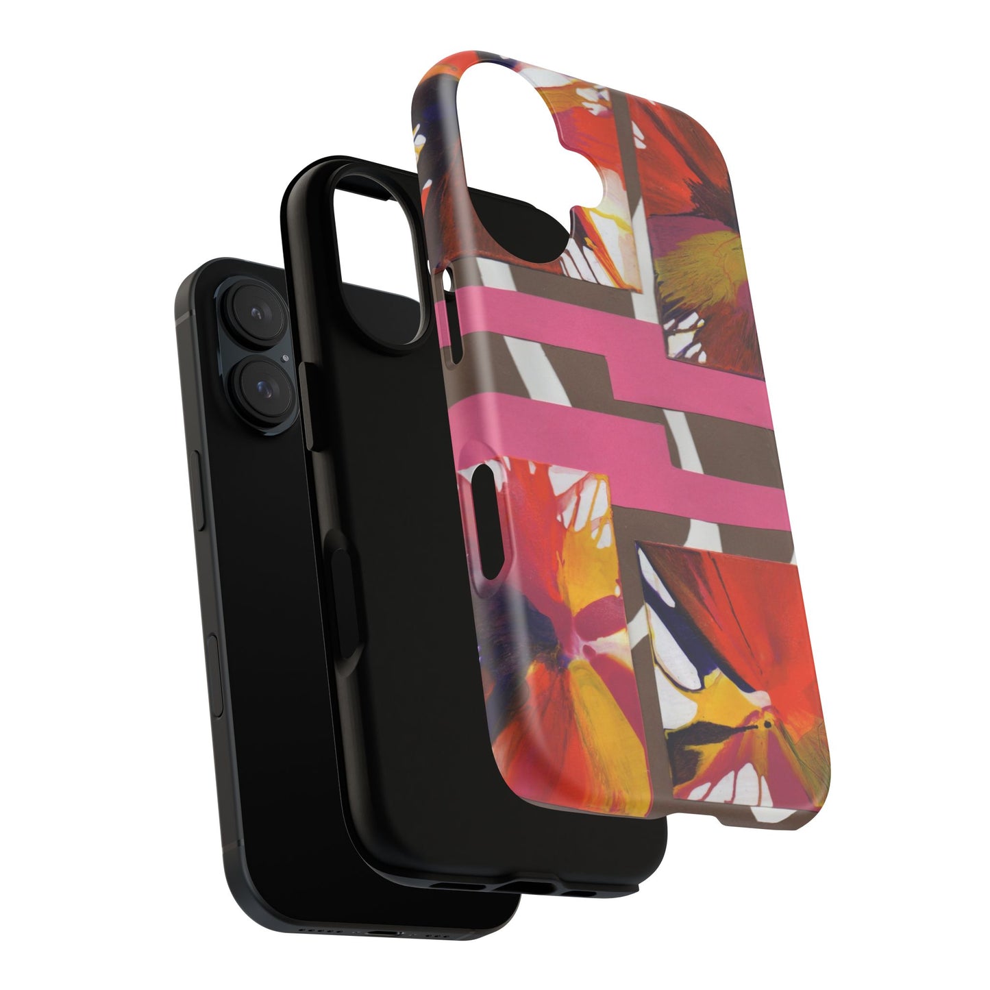 iPhone 16 Phone Case - Floral Phone Cover, Tough Phone Case, Bold Design Phone Case, Everyday Use, Gift for Her