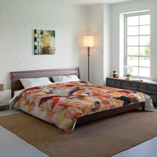 Colorful Comforter for Cozy Bedding  –  Light weight microfiber - King