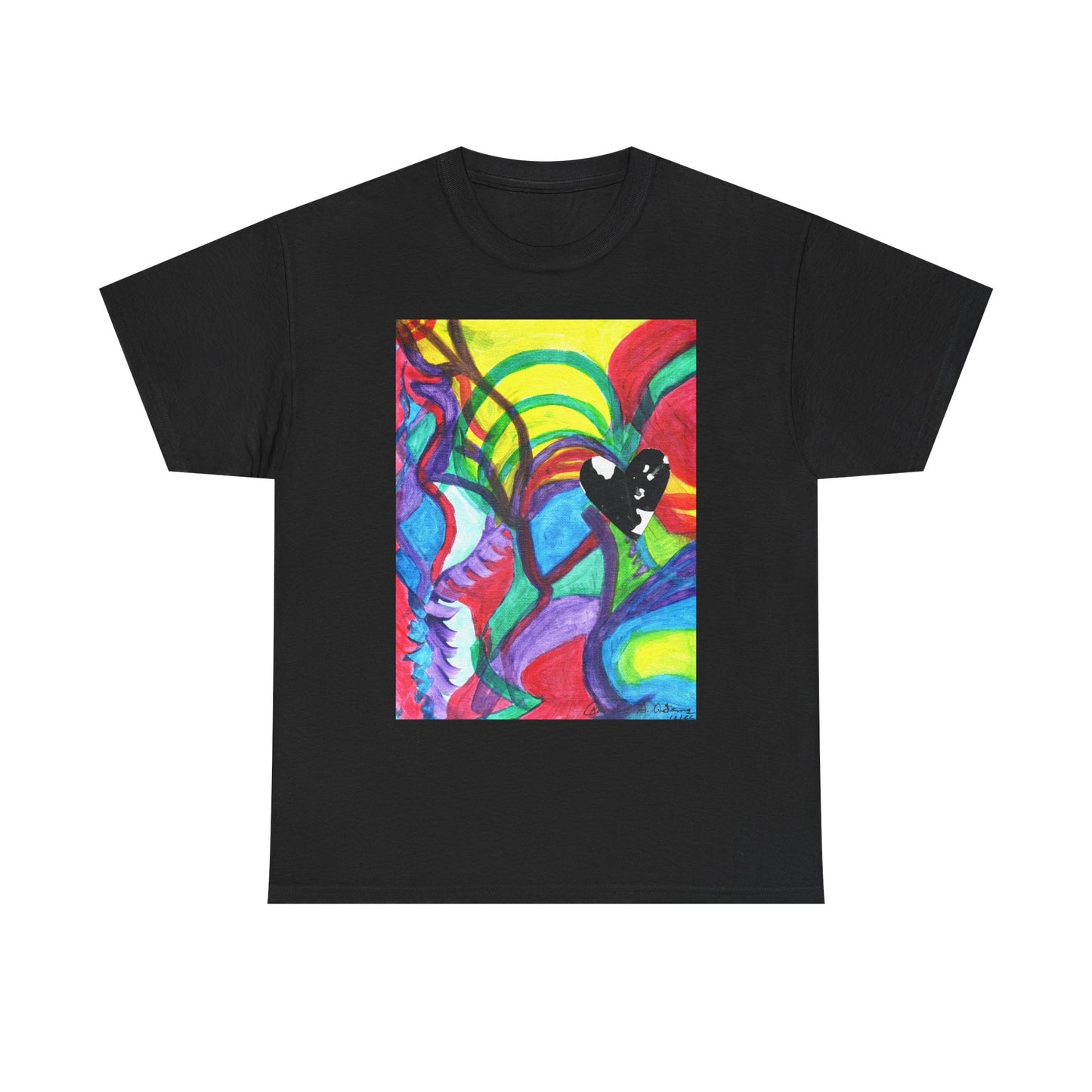 Mosiac Heart - Unisex Cotton Tee - Features Art you can wear!