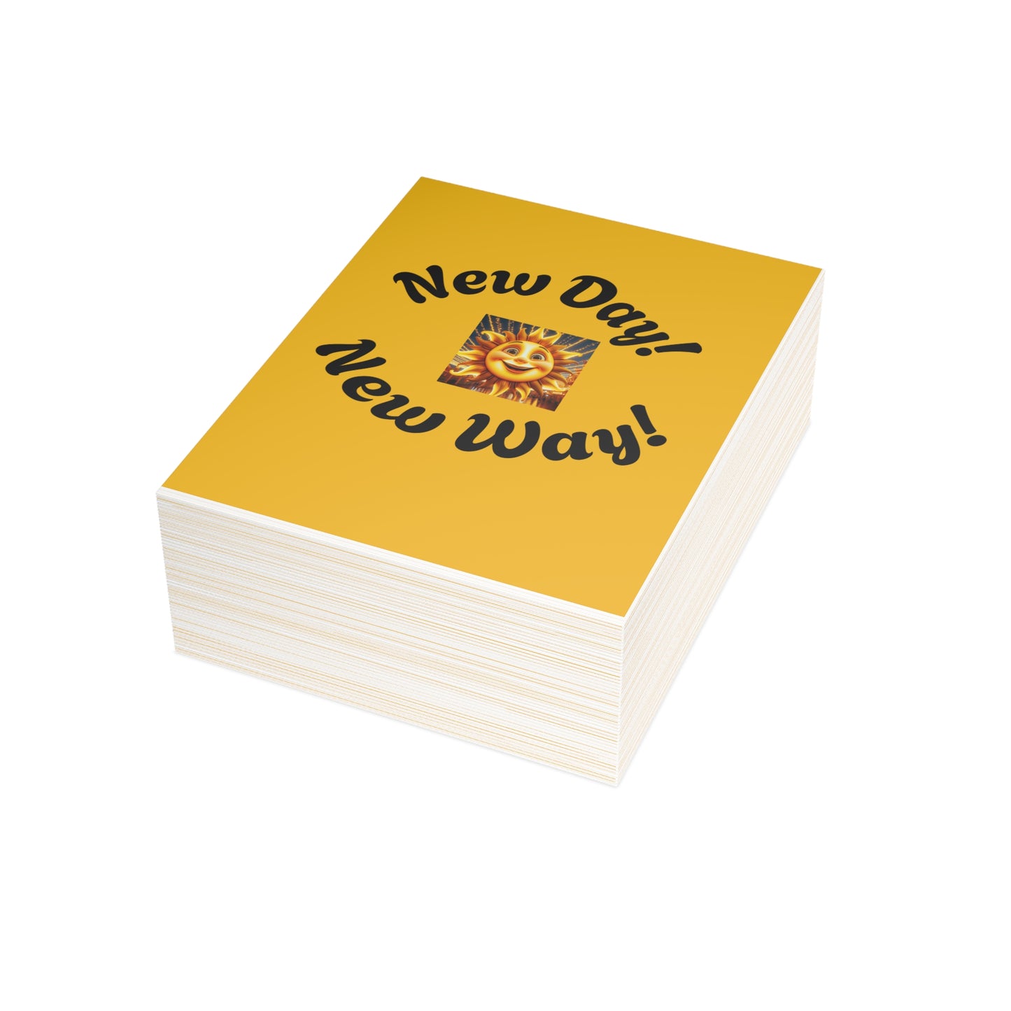 Sunshine Message Postcard Bundle - New Day! New Way! Greeting Cards with Envelopes, Motivational Mail, Friendship Notes, Positive [...]