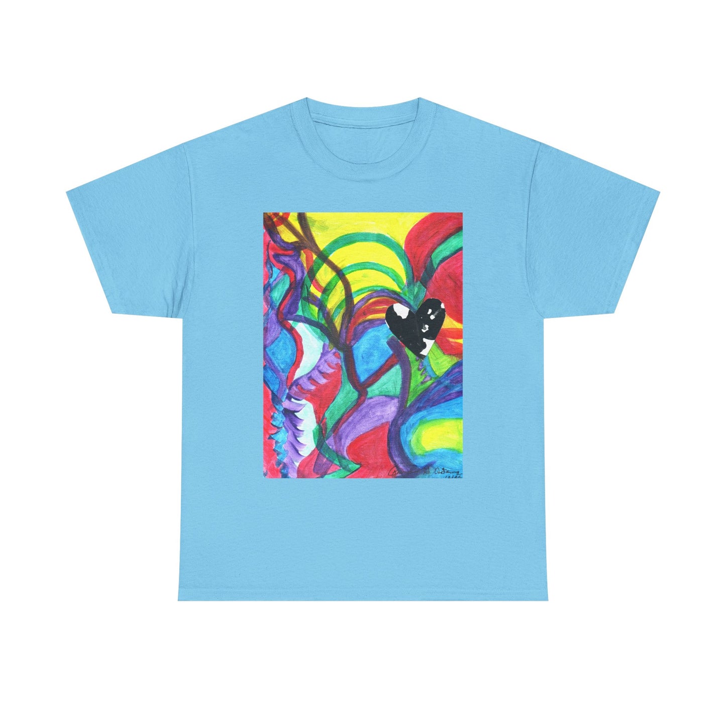 Unisex Heavy Cotton Tee - Artfully Designed with original artwork from the Pamela Gene Designs Collection!