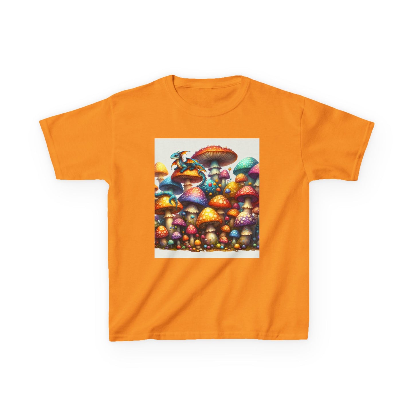 Kids Heavy Cotton™ Tee - Magic mushroom novelty print