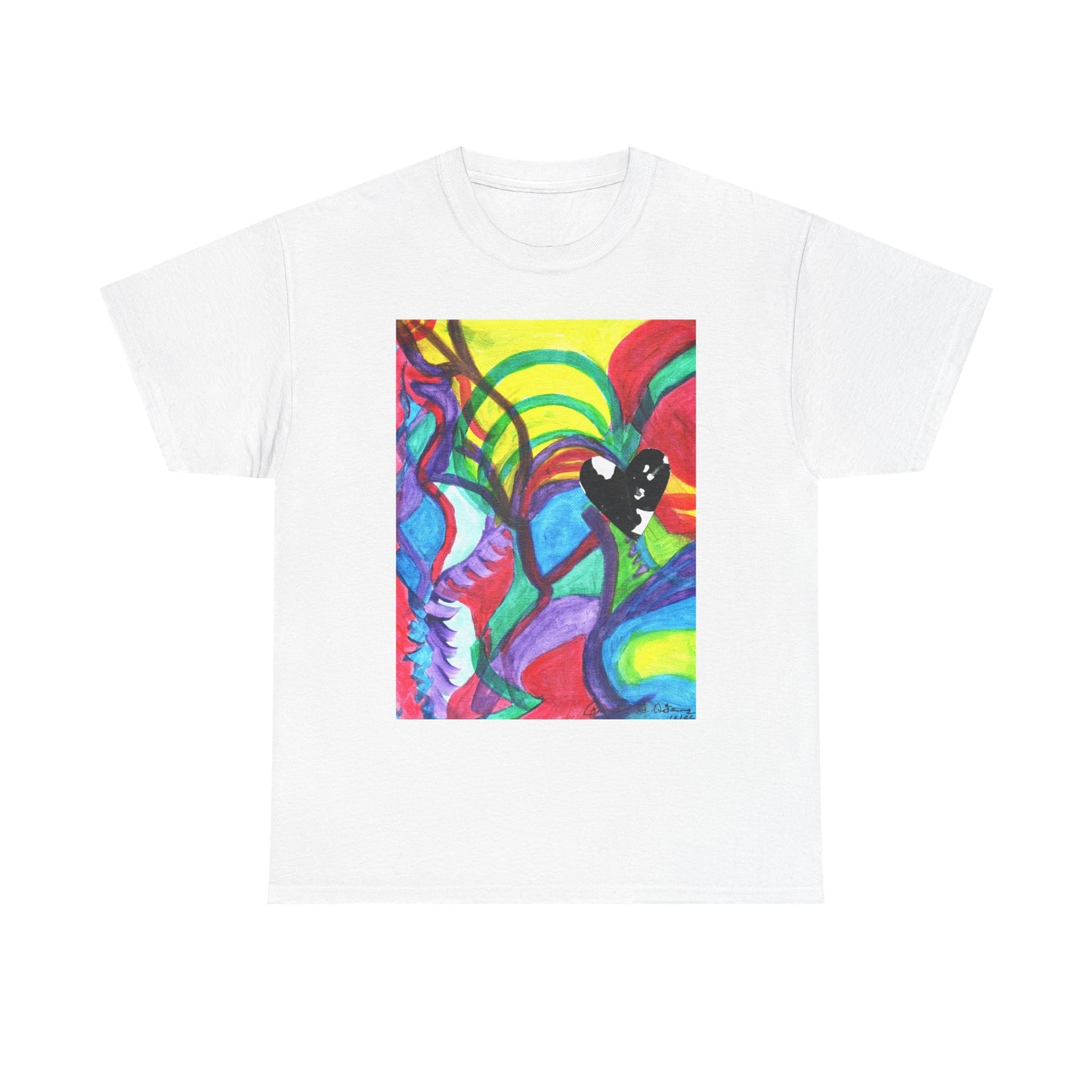 Mosiac Heart - Unisex Cotton Tee - Features Art you can wear!