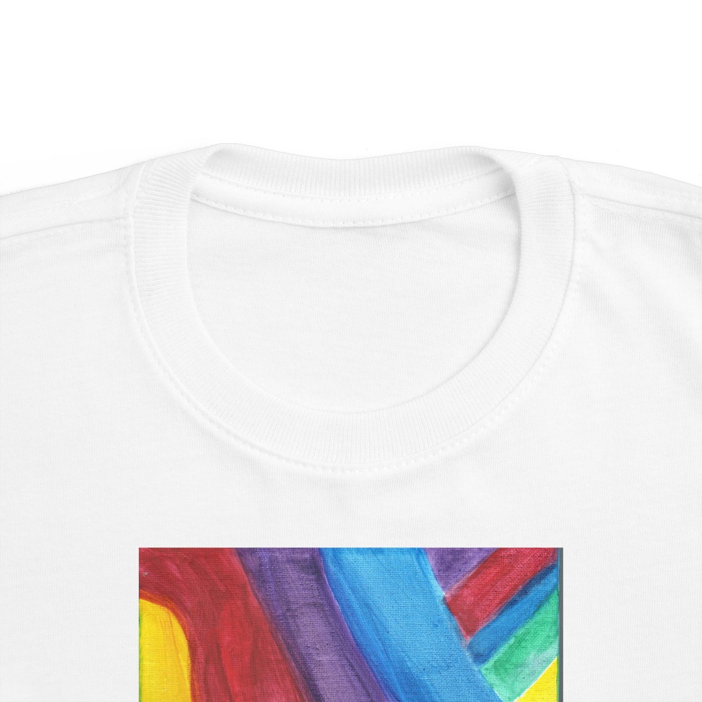 Toddler's T- Shirt - Rainbow Heart T -Shirt