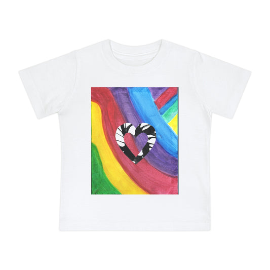 T-Shirt for baby - Cute Baby Gift, - Rainbow Art T - Shirt - Shower Gift