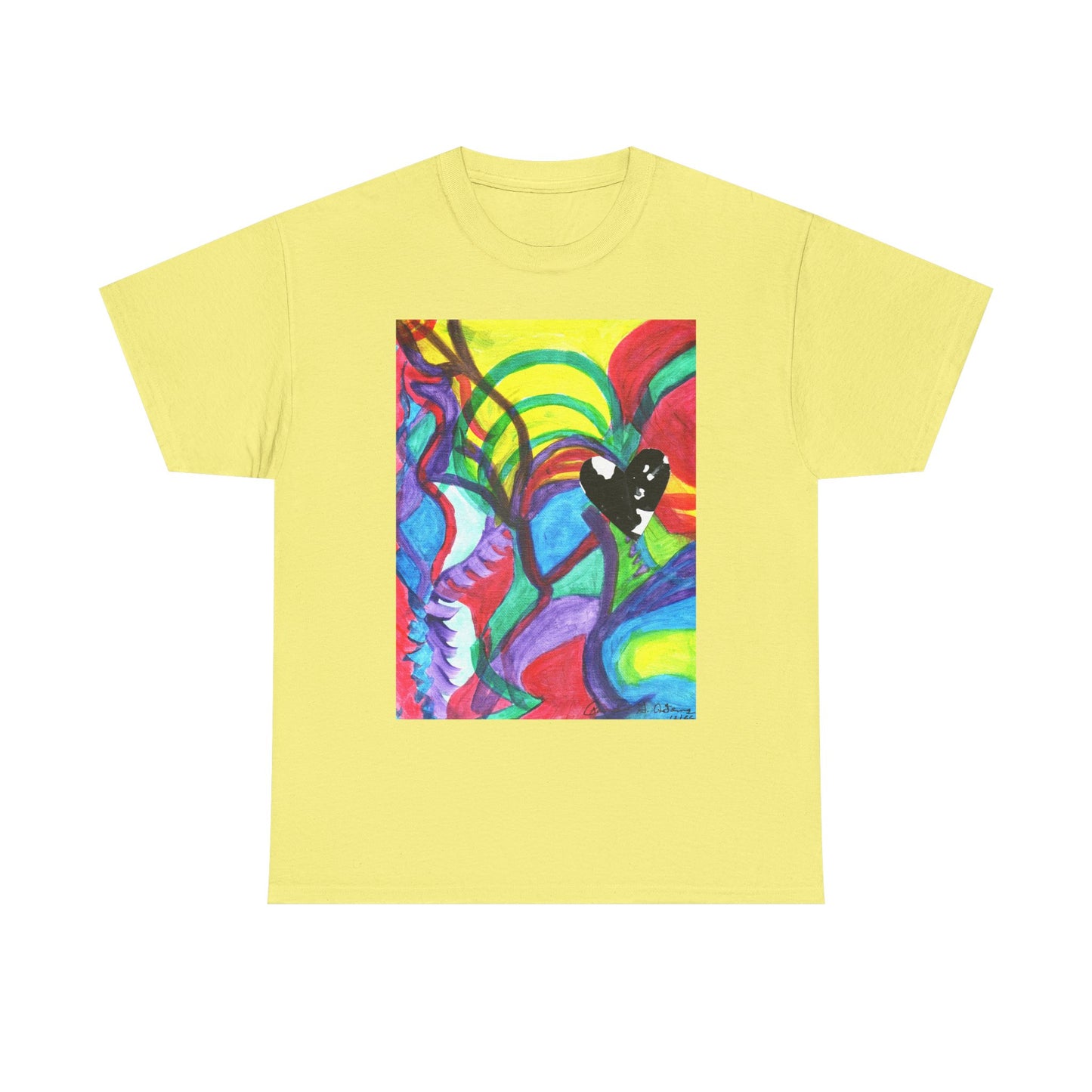 Mosiac Heart - Unisex Cotton Tee - Features Art you can wear!