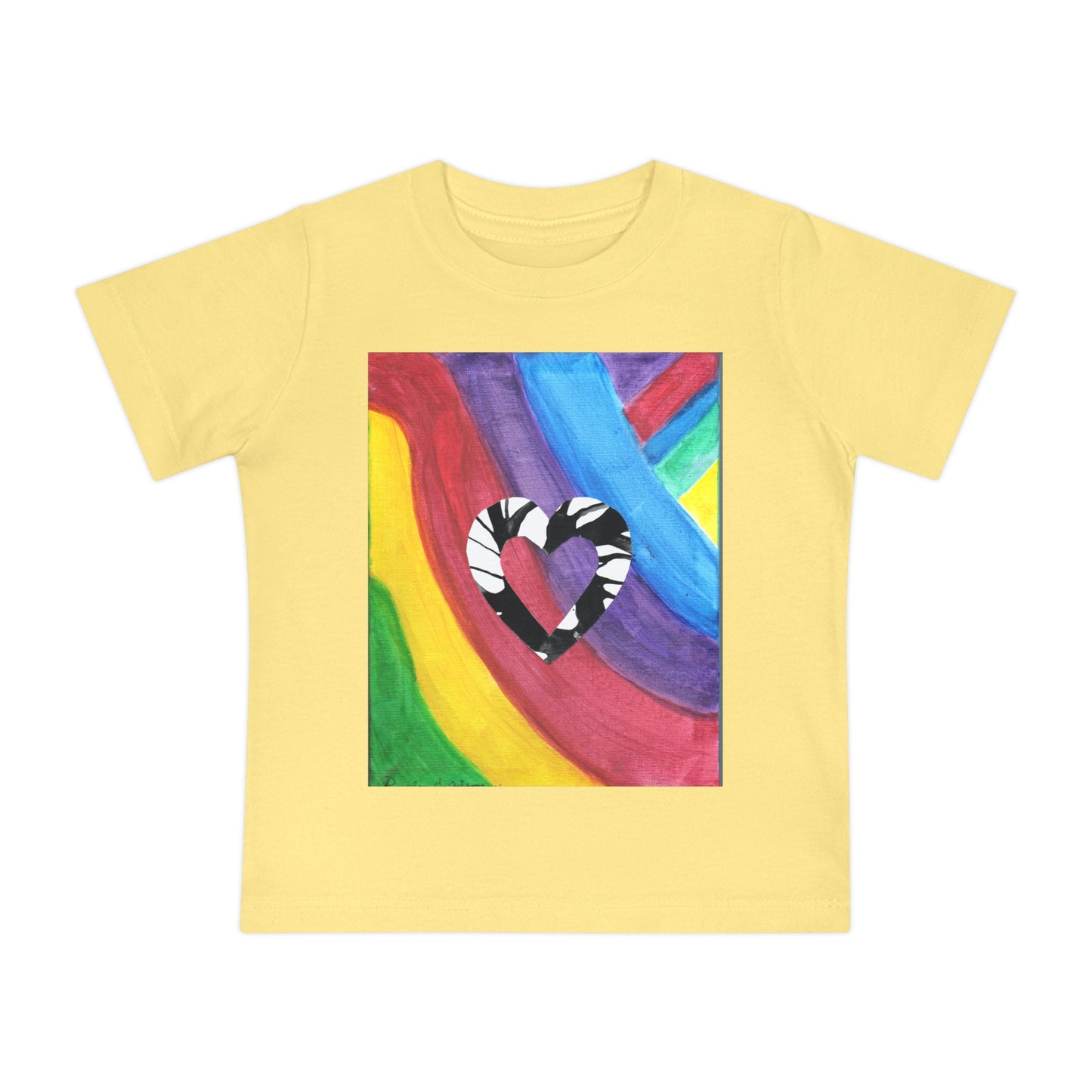 T-Shirt for baby - Cute Baby Gift, - Rainbow Art T - Shirt - Shower Gift
