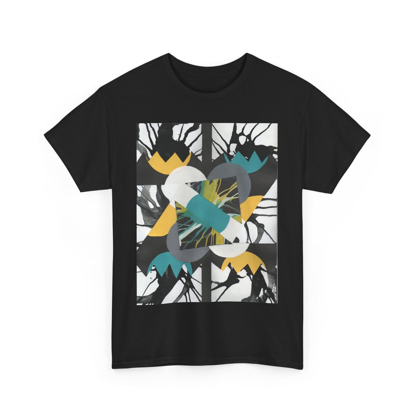 Abstract Art Unisex Cotton T - Shirt  -  Features, Art you can wear!
