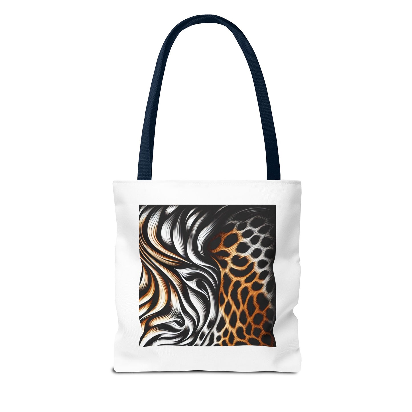 Animal Print - Canvas Tote Bag (AOP)- Shoulder Strap for easy carrying