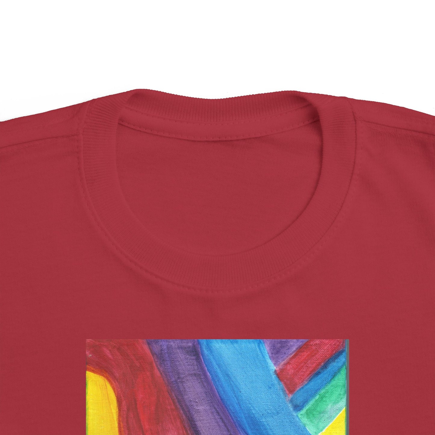 Toddler's T- Shirt - Rainbow Heart T -Shirt