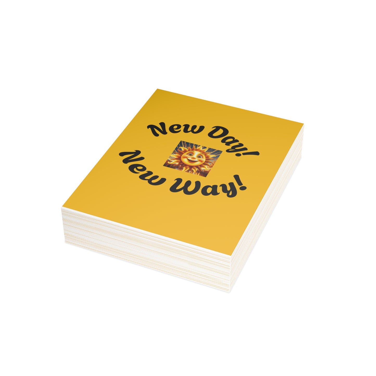 Sunshine Message Postcard Bundle - New Day! New Way! Greeting Cards with Envelopes, Motivational Mail, Friendship Notes, Positive [...]