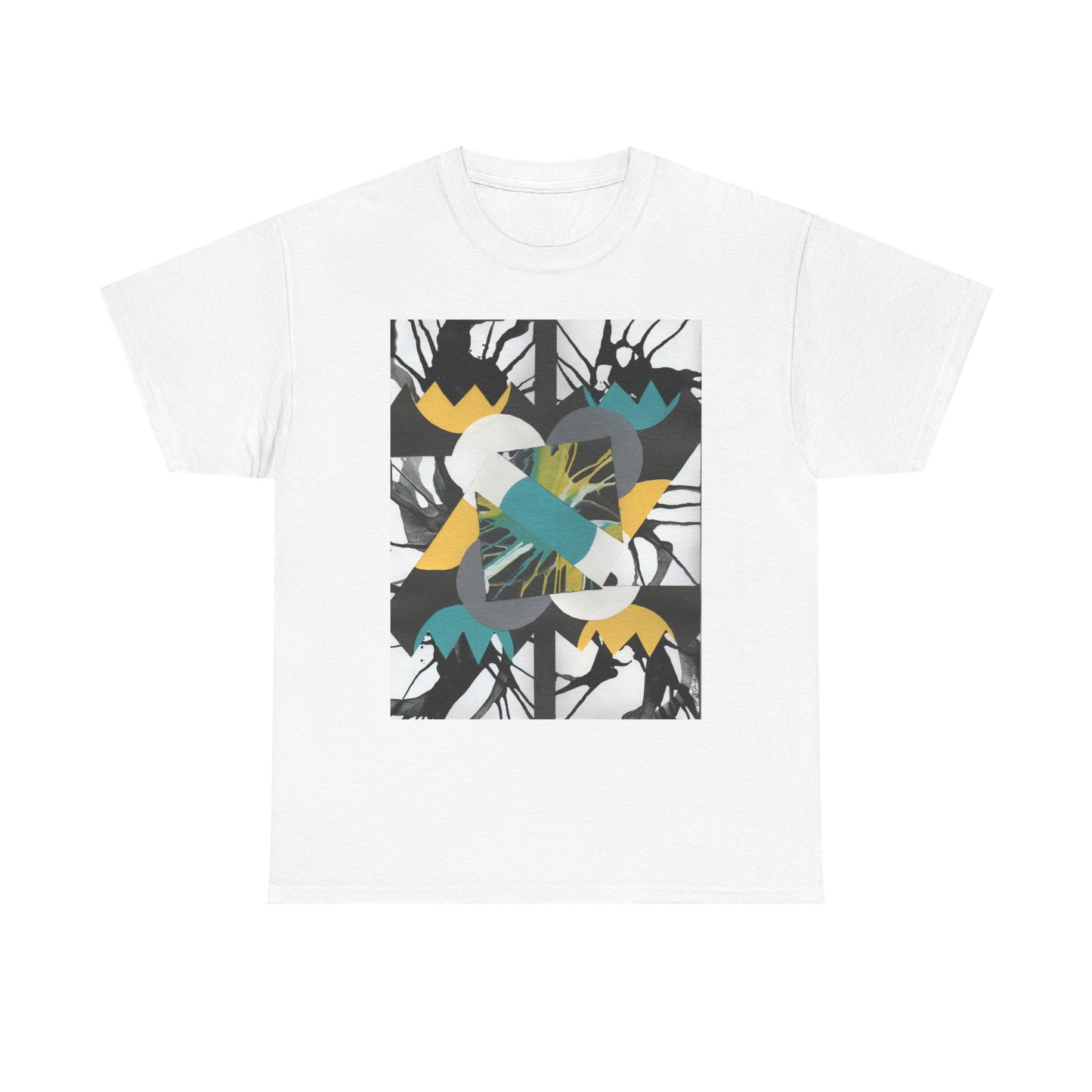 Abstract Art Unisex Cotton T - Shirt  -  Features, Art you can wear!