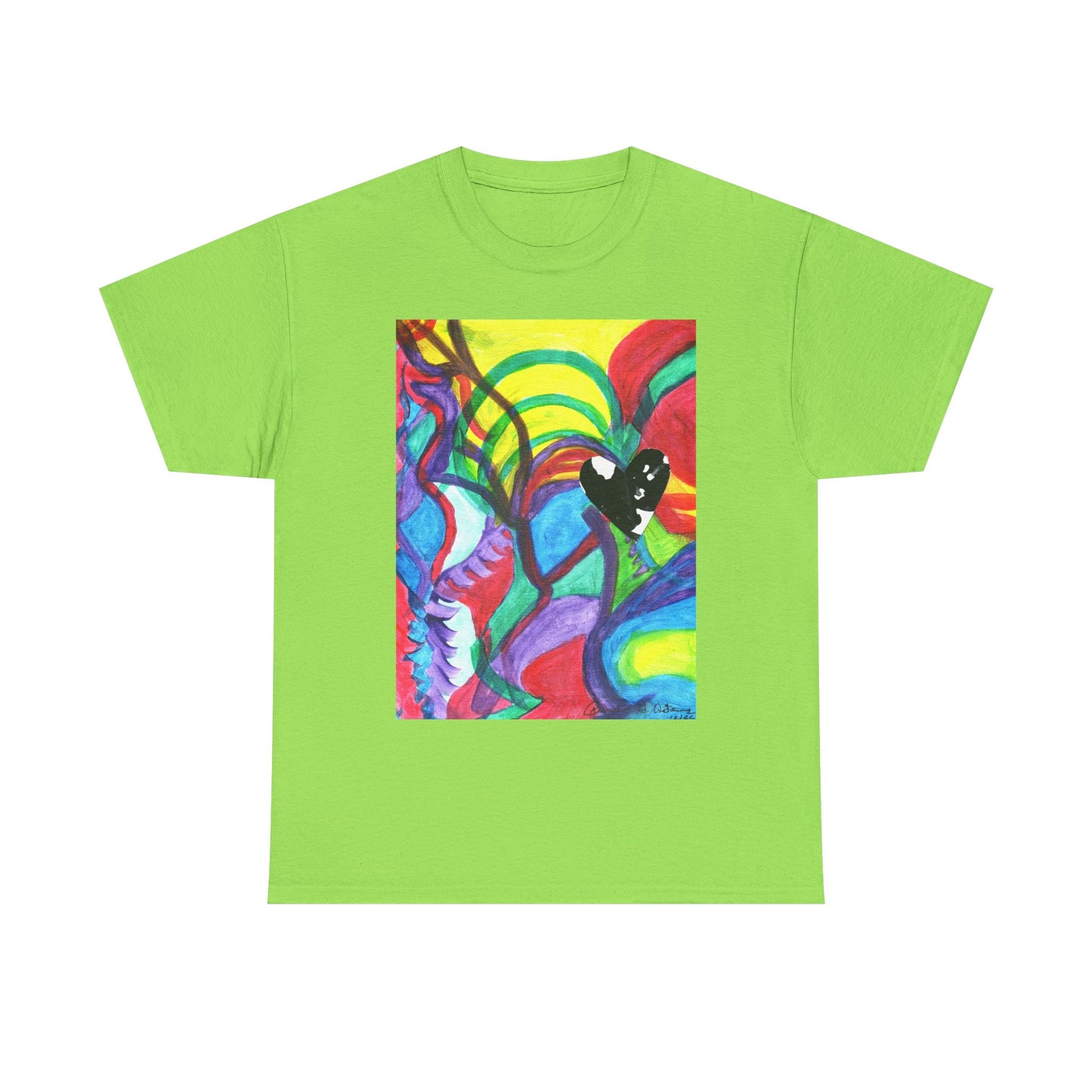 Mosiac Heart - Unisex Cotton Tee - Features Art you can wear!