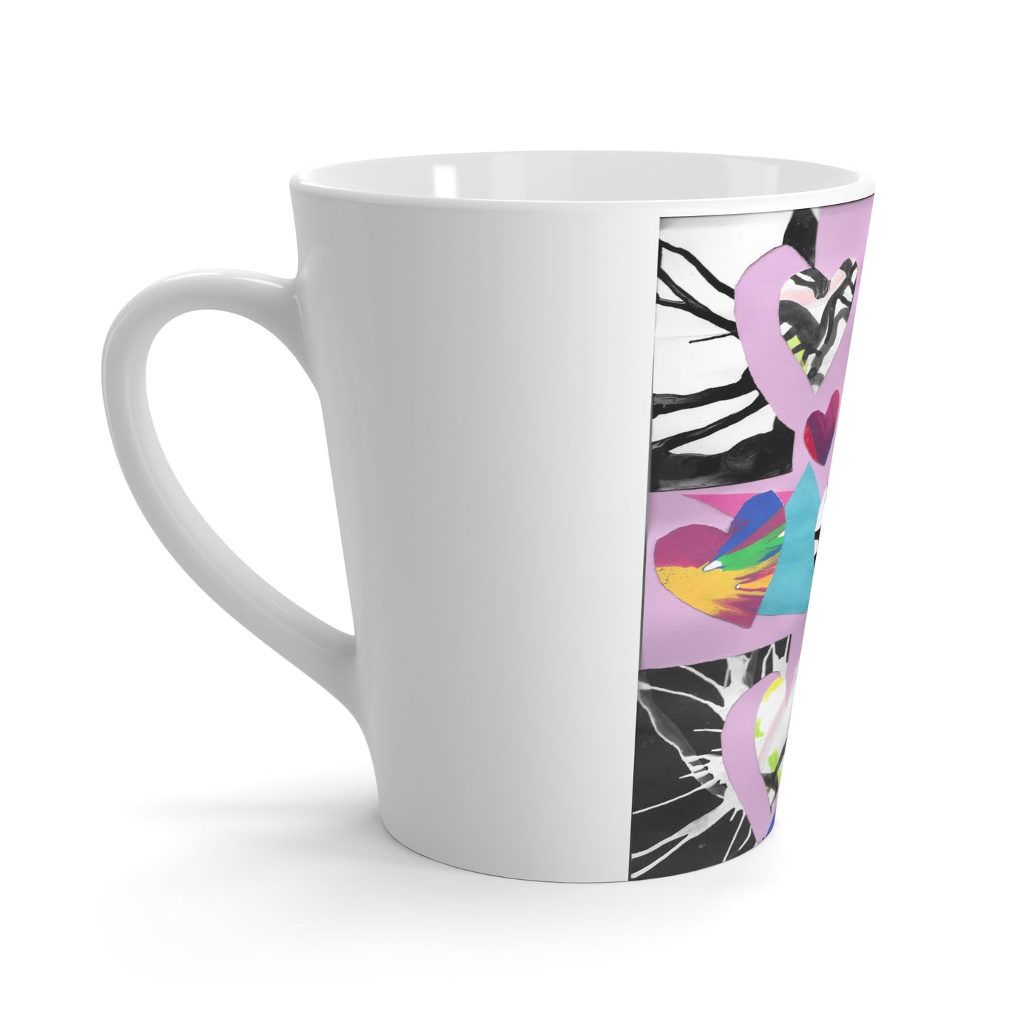 Valentines Day Latte Mug - Original Art Print - Pamela Gene Designs