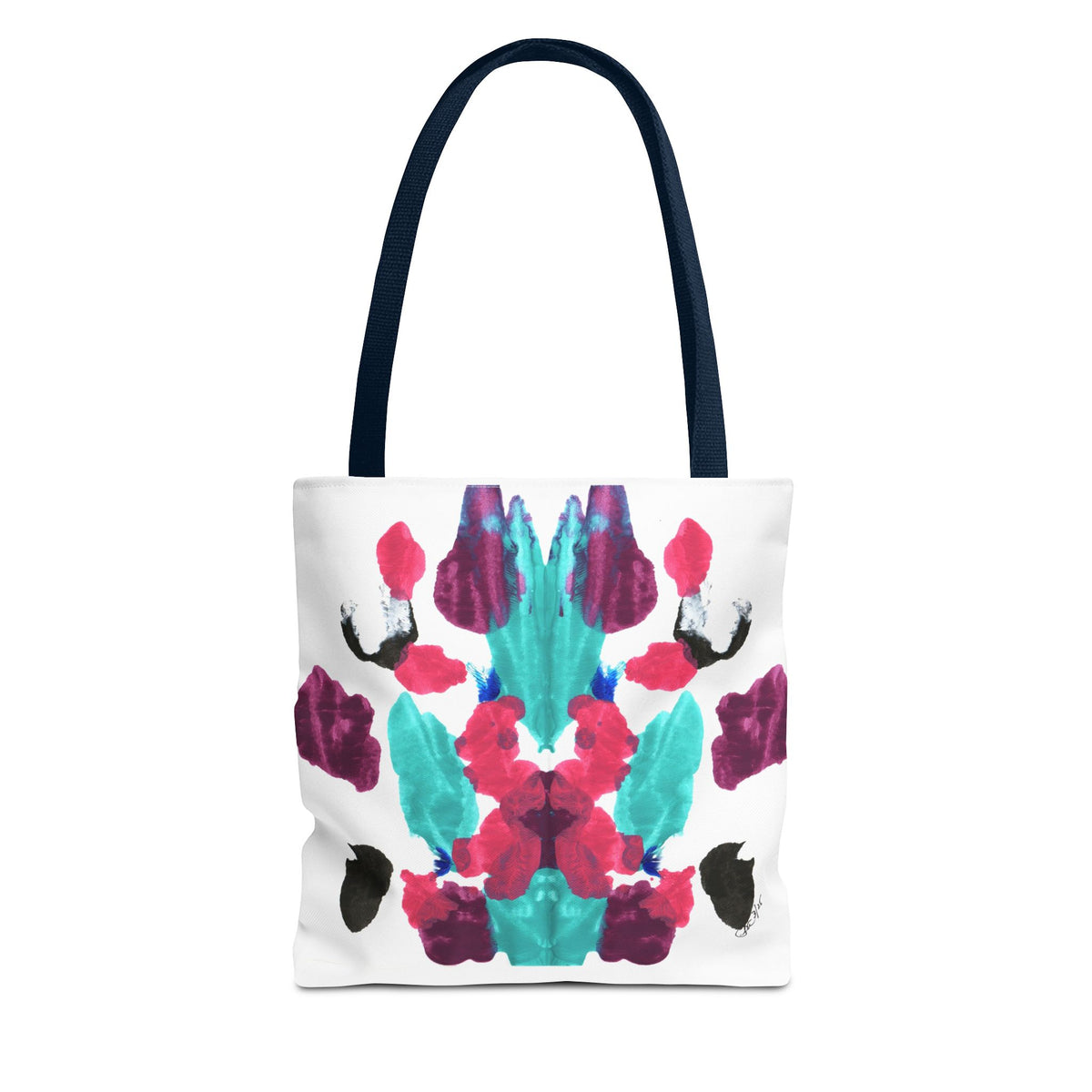 Symmetrical Abstract Art Tote Bag - Original Artwork - Pamela Gene Designs