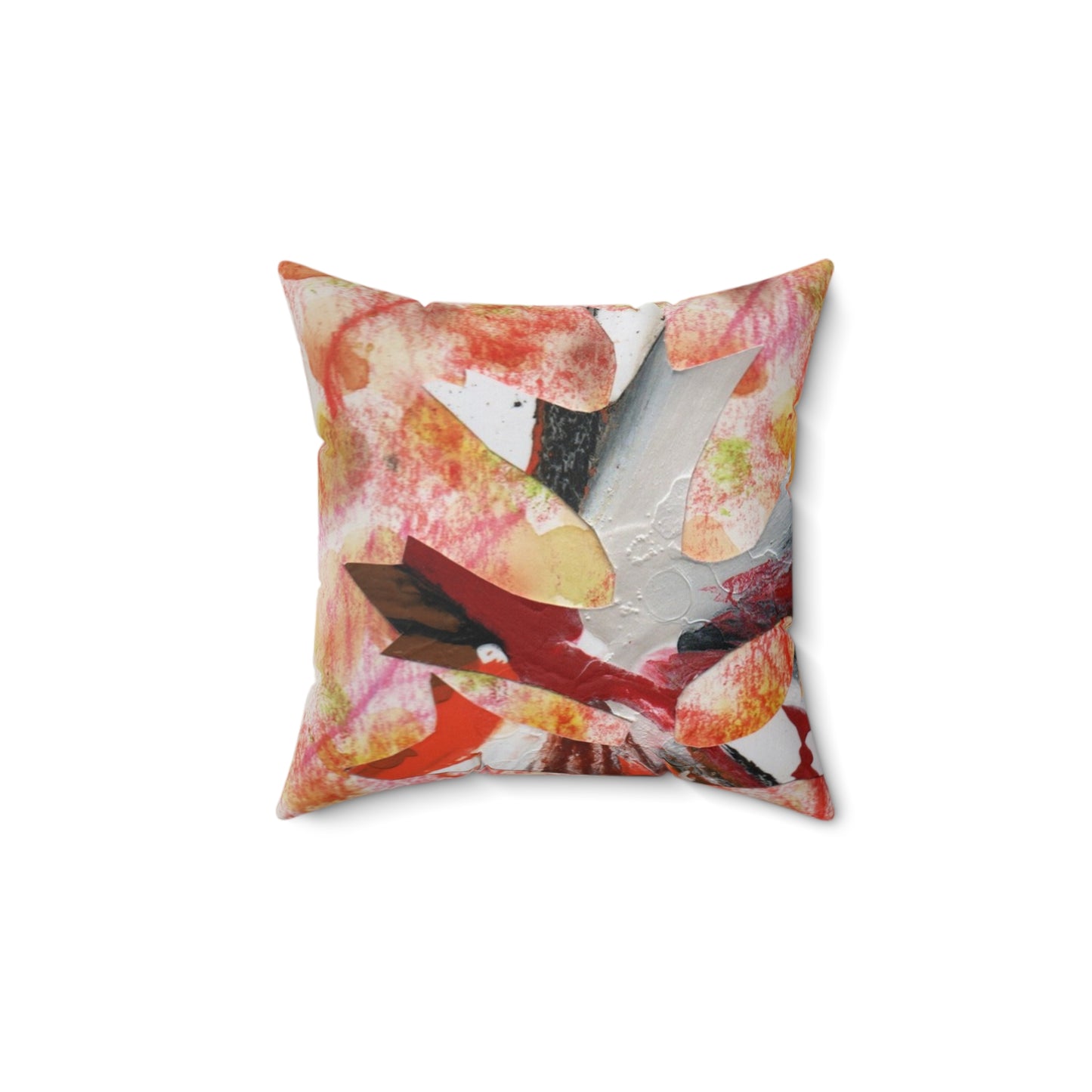 Autumn Inspired Square Pillow - Spun Polyester SquareThrow Pillow - Designed with original artwork "Autumn Symphony" from Pamela Gene Designs LLC Collection!