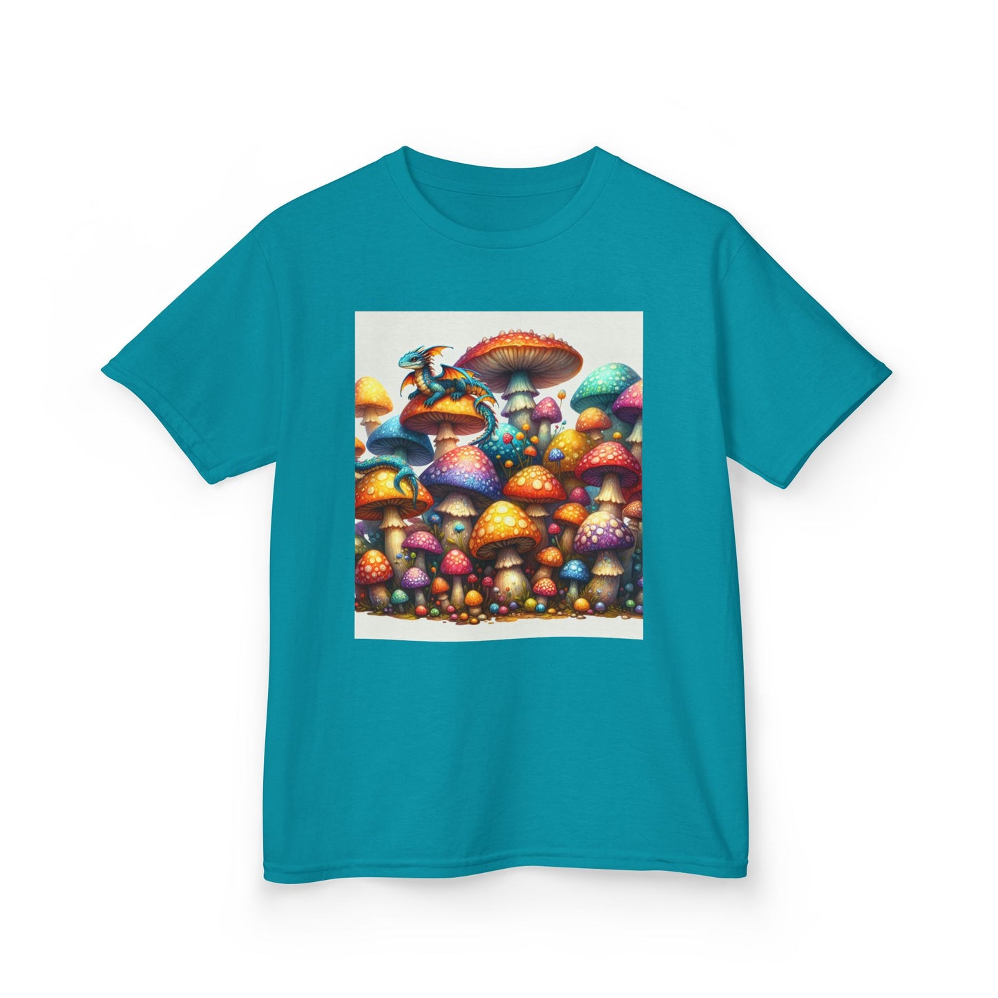 Kids Heavy Cotton™ Tee - Magic mushroom novelty print