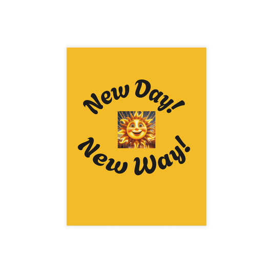 Sunshine Message Postcard Bundle - New Day! New Way! Greeting Cards with Envelopes, Motivational Mail, Friendship Notes, Positive [...]