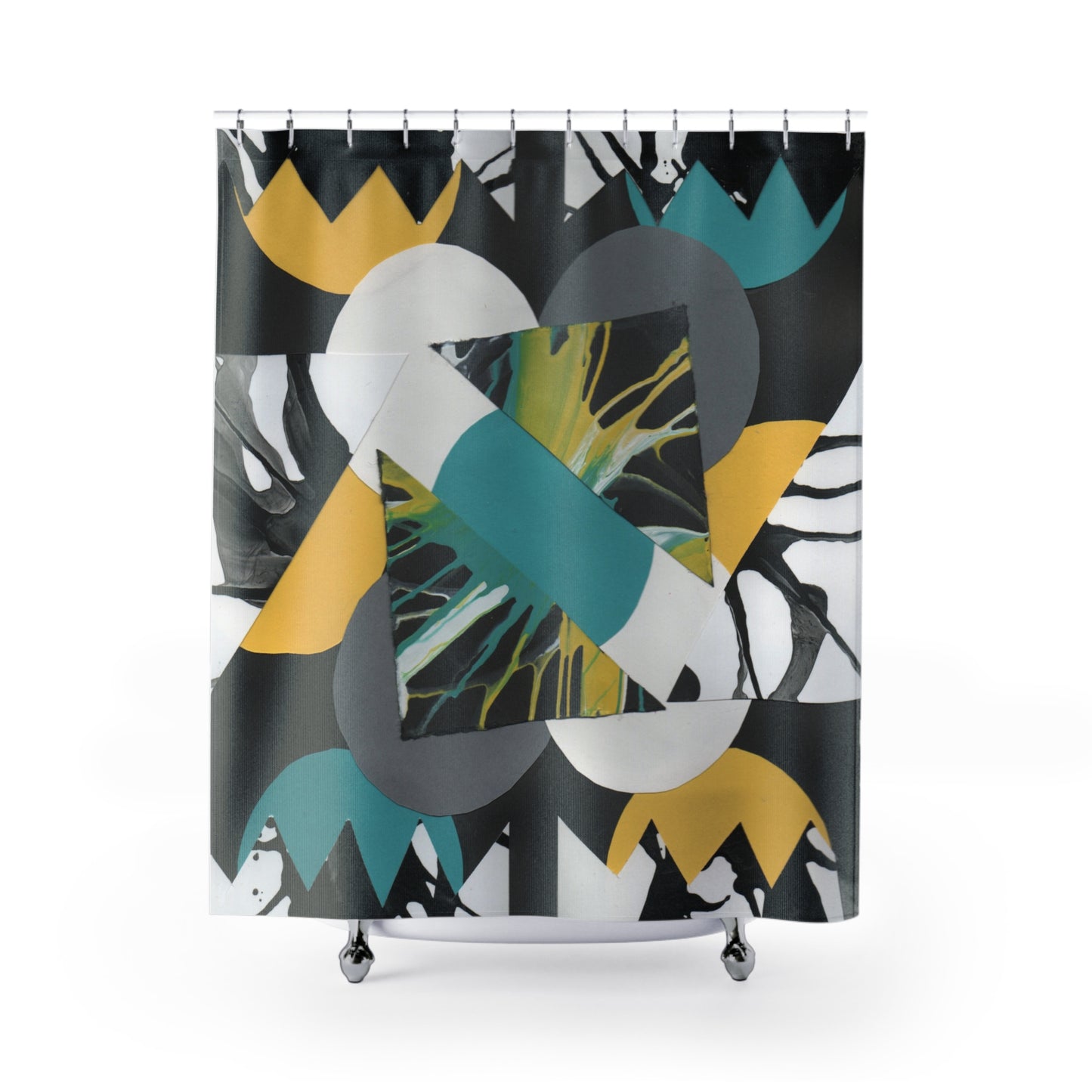 Colorful Shower Curtains - Original artwork - Pamela Gene Designs