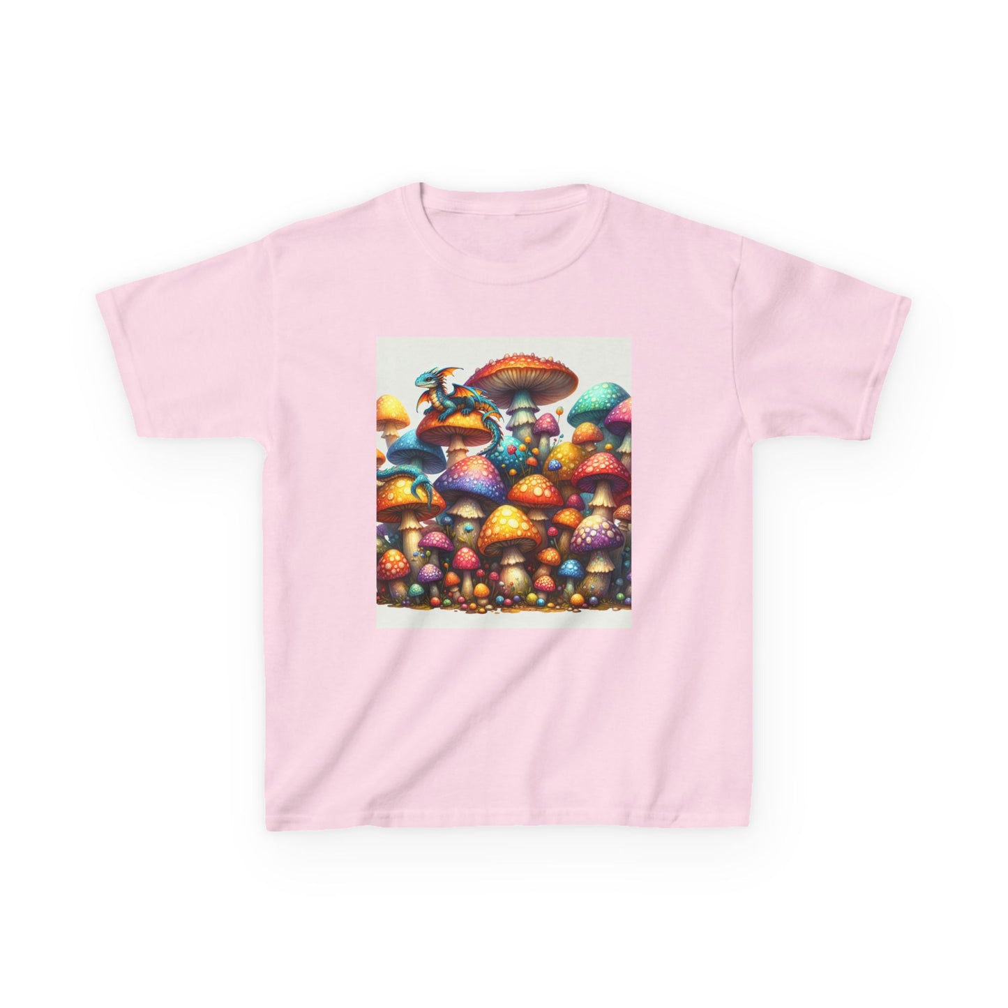 Kids Heavy Cotton™ Tee - Magic mushroom novelty print