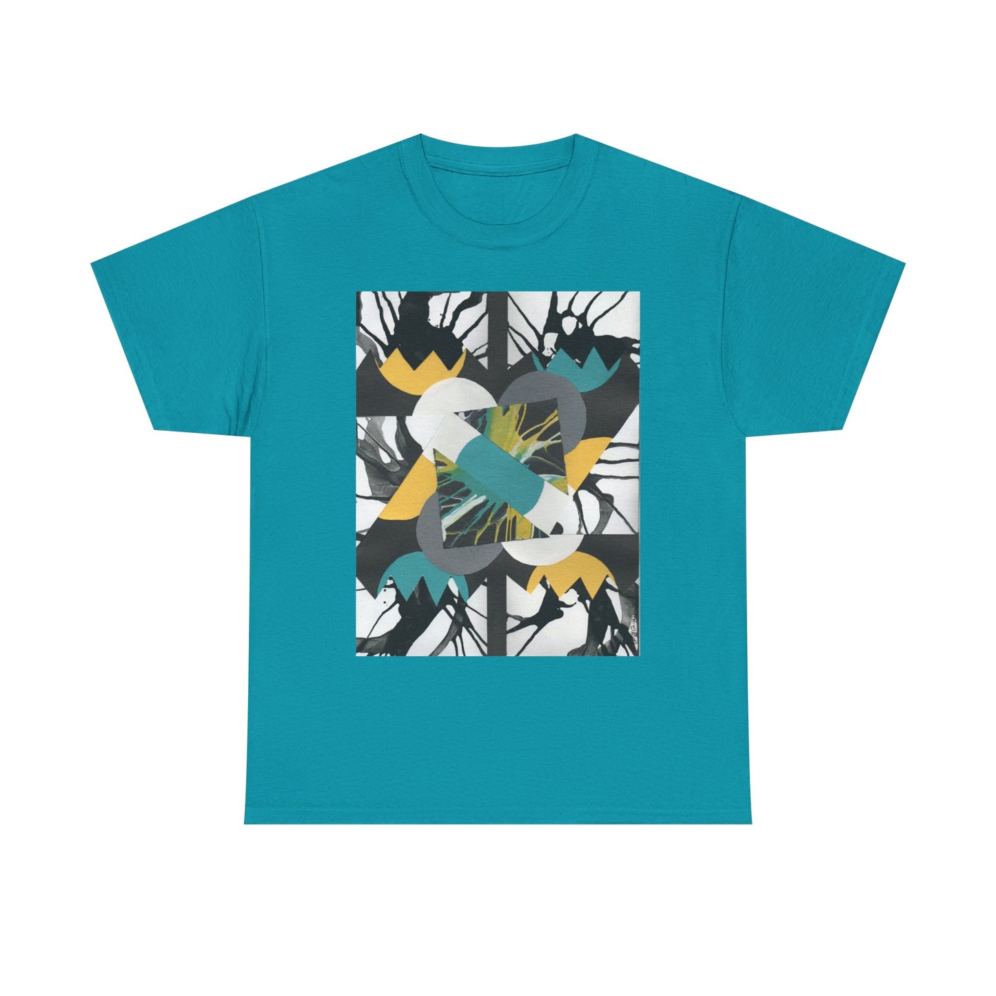 Abstract Art Unisex Cotton T - Shirt  -  Features, Art you can wear!