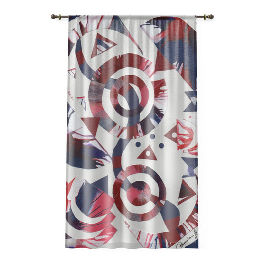 Colorful Geometric Window Curtain - Modern Home Decor, Brightening Living Spaces, Artistic Design, Perfect for All Seasons, Stylish [...]