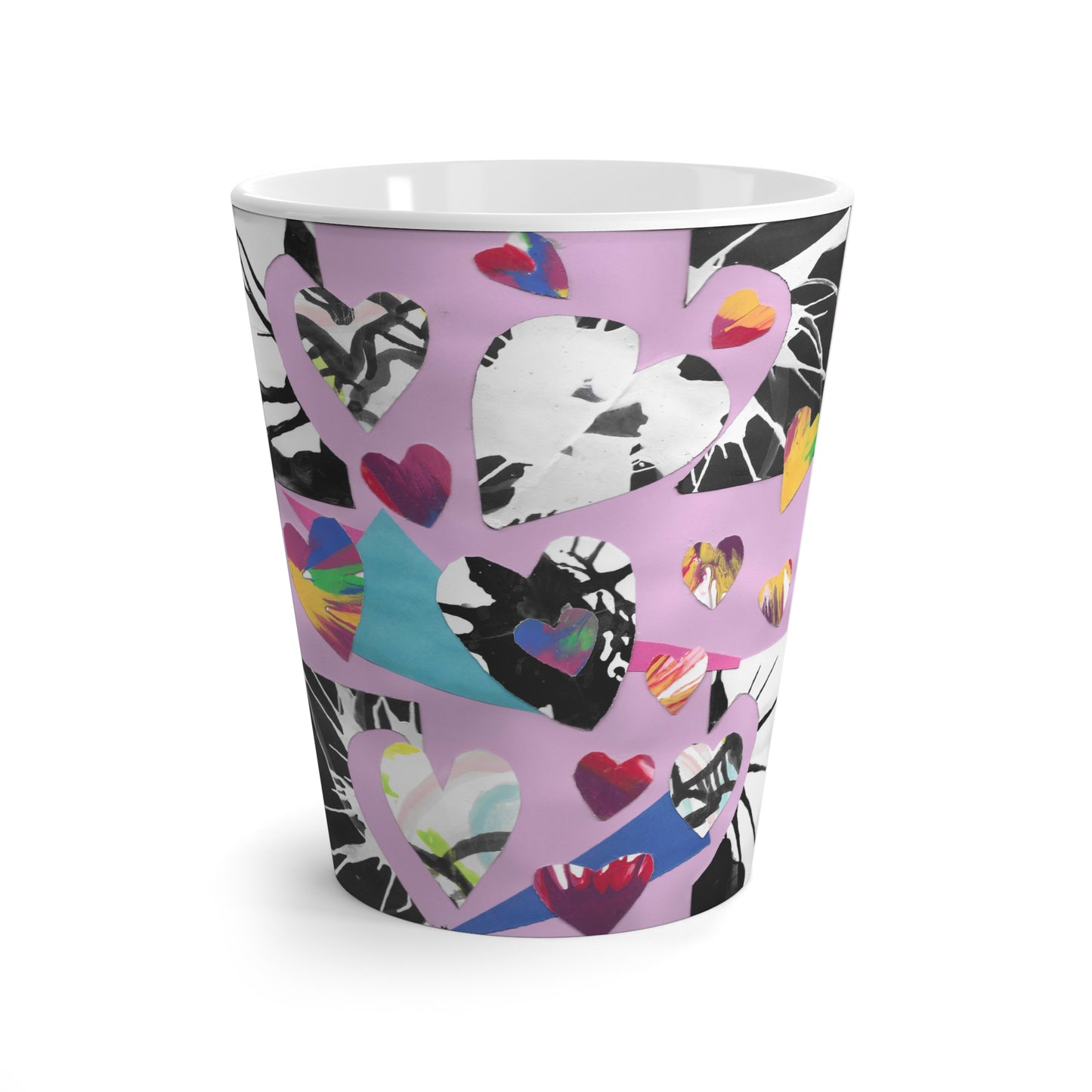 Valentines Day Latte Mug - Original Art Print - Pamela Gene Designs
