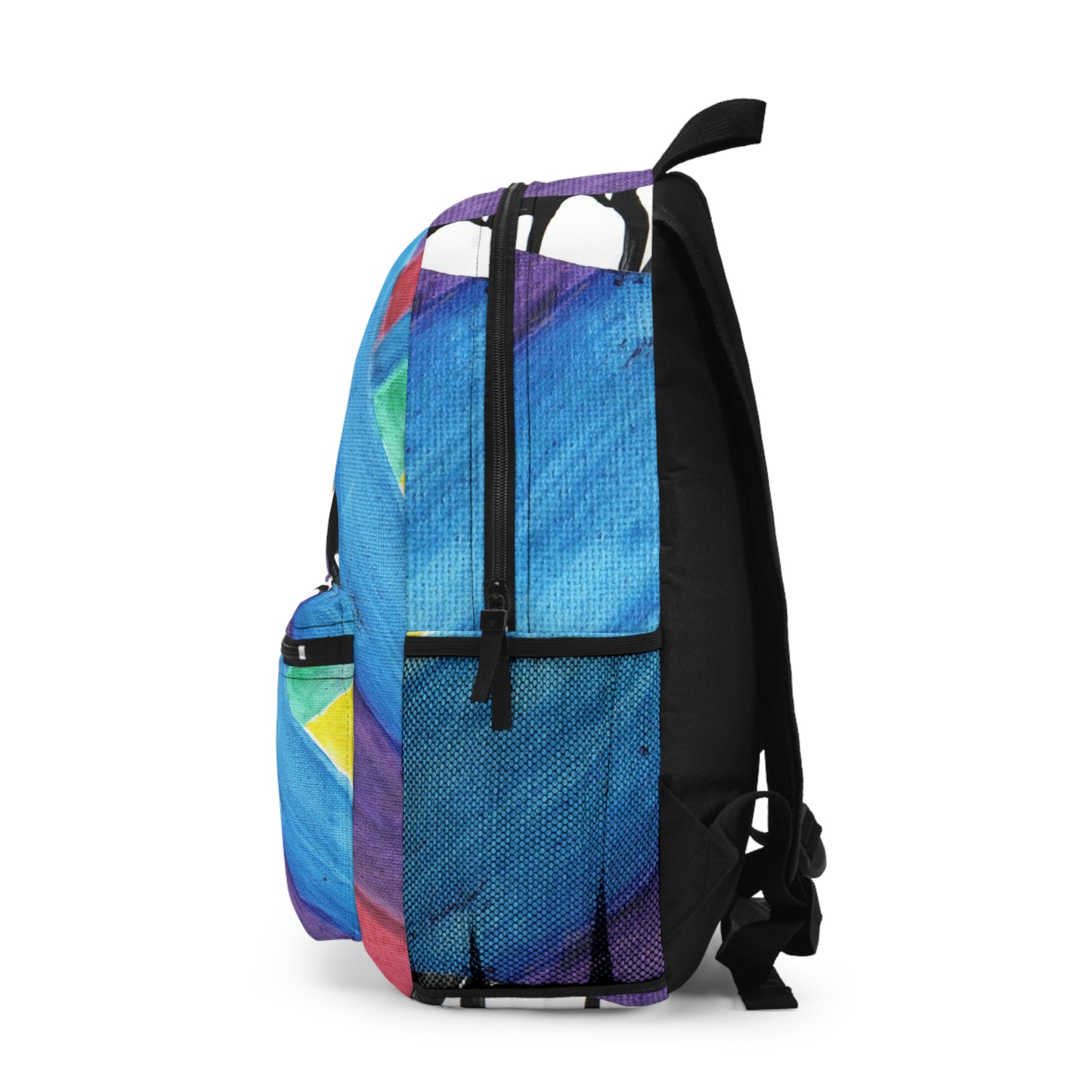 Rainbow Love Backpack, Colorful School Bag, Trendy Travel Backpack, Cute Gift for Students, Pride Accessories