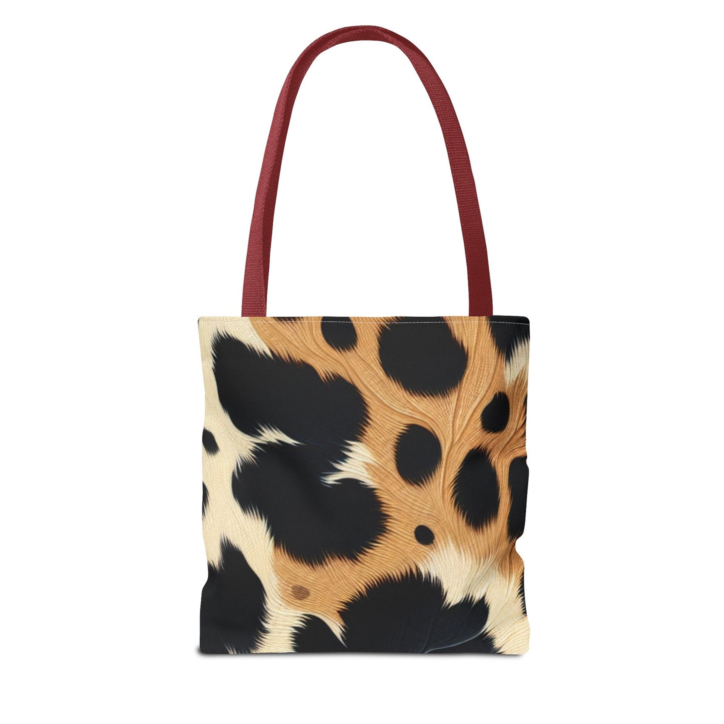 Cow Print Tote Bag -Animal Print Shopping Bag, Beach Tote, Gift for Animal Lovers, Everyday Carryall, Trendy Handbag