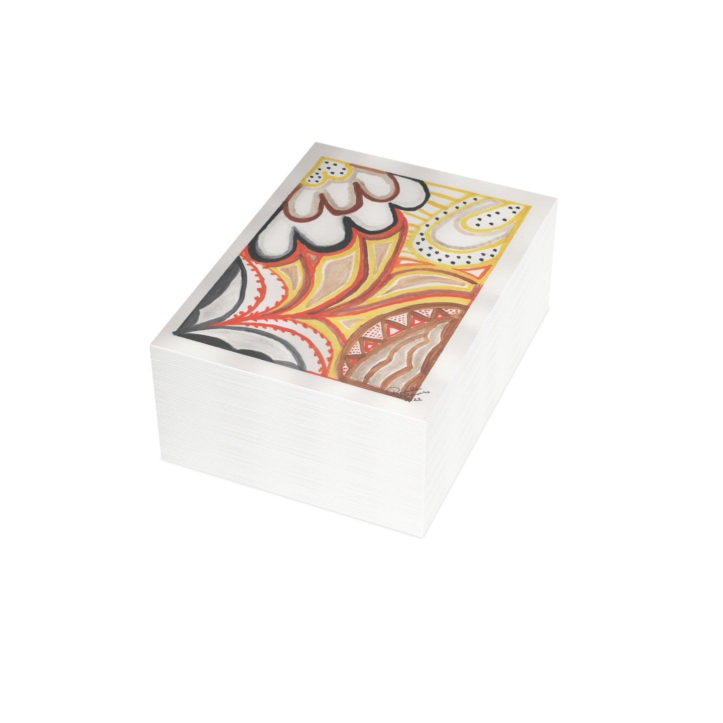 Postcard Bundles (envelopes included) - Original art print "Sun Joy",  from The Pamela Gene Designs Collection!